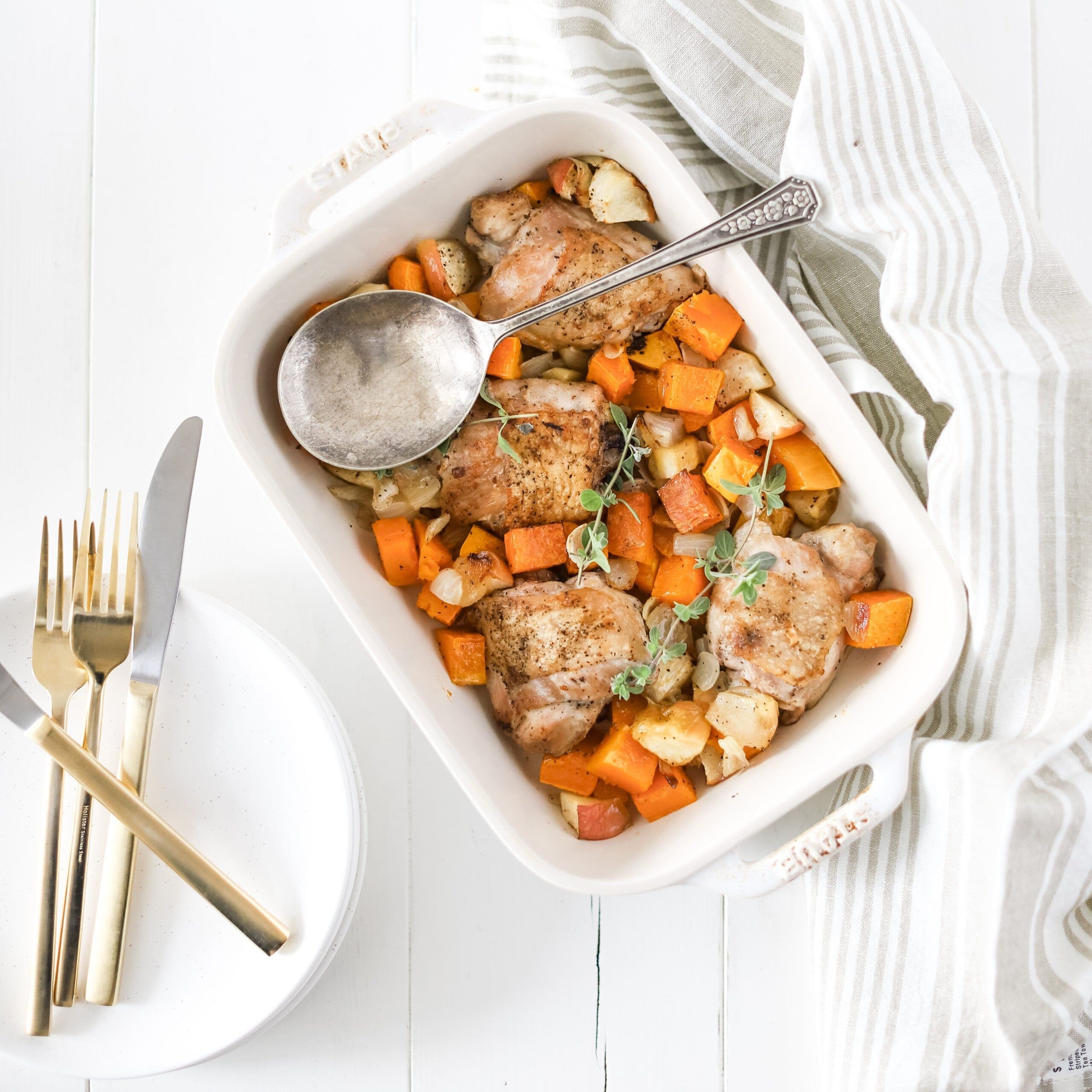 Butternut Squash Baked Chicken banner image