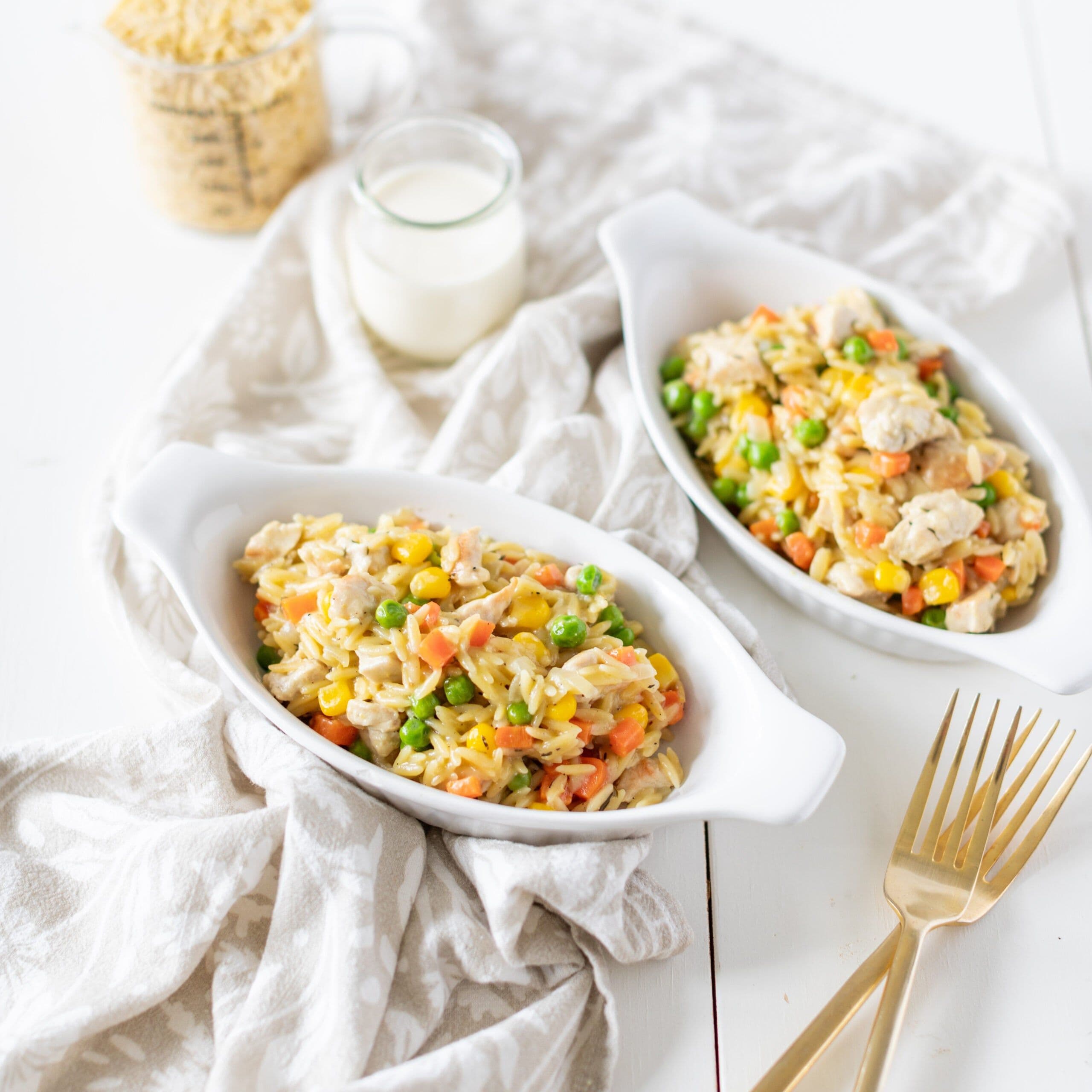 One Pot Chicken Pot Pie Orzo banner image