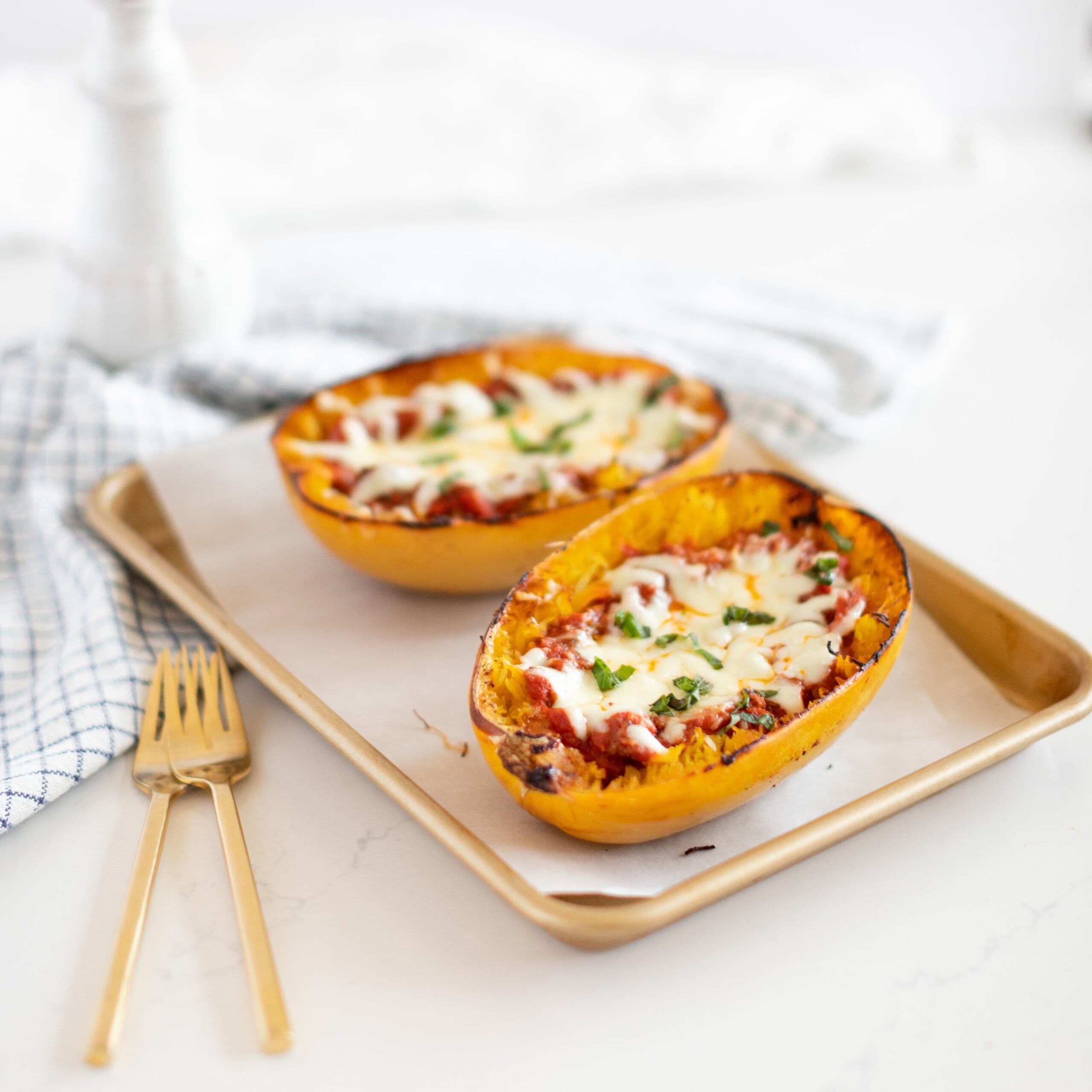 Classic Baked Spaghetti Squash banner image