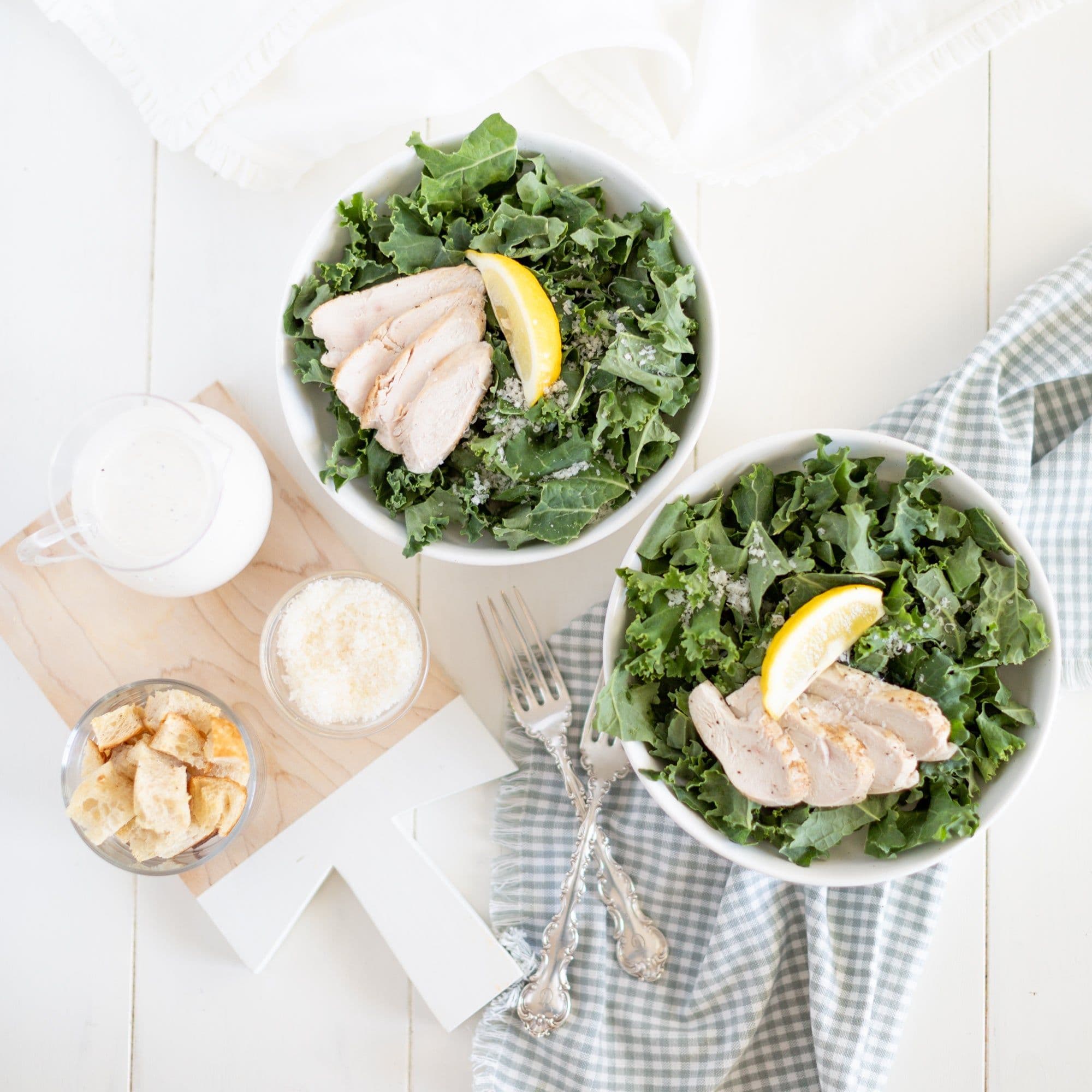 Kale Caesar Salads banner image