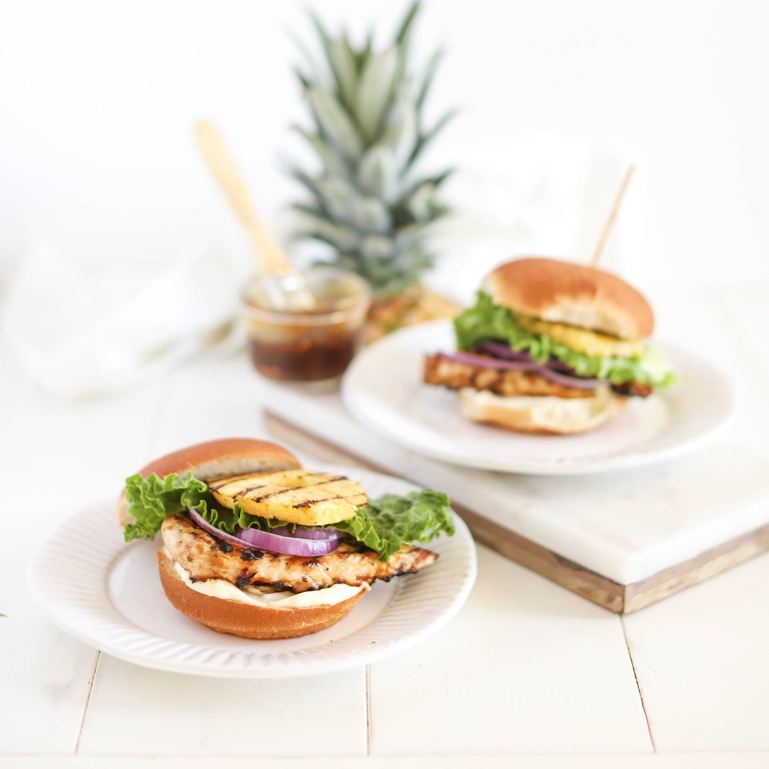 Teriyaki Chicken Burgers banner image
