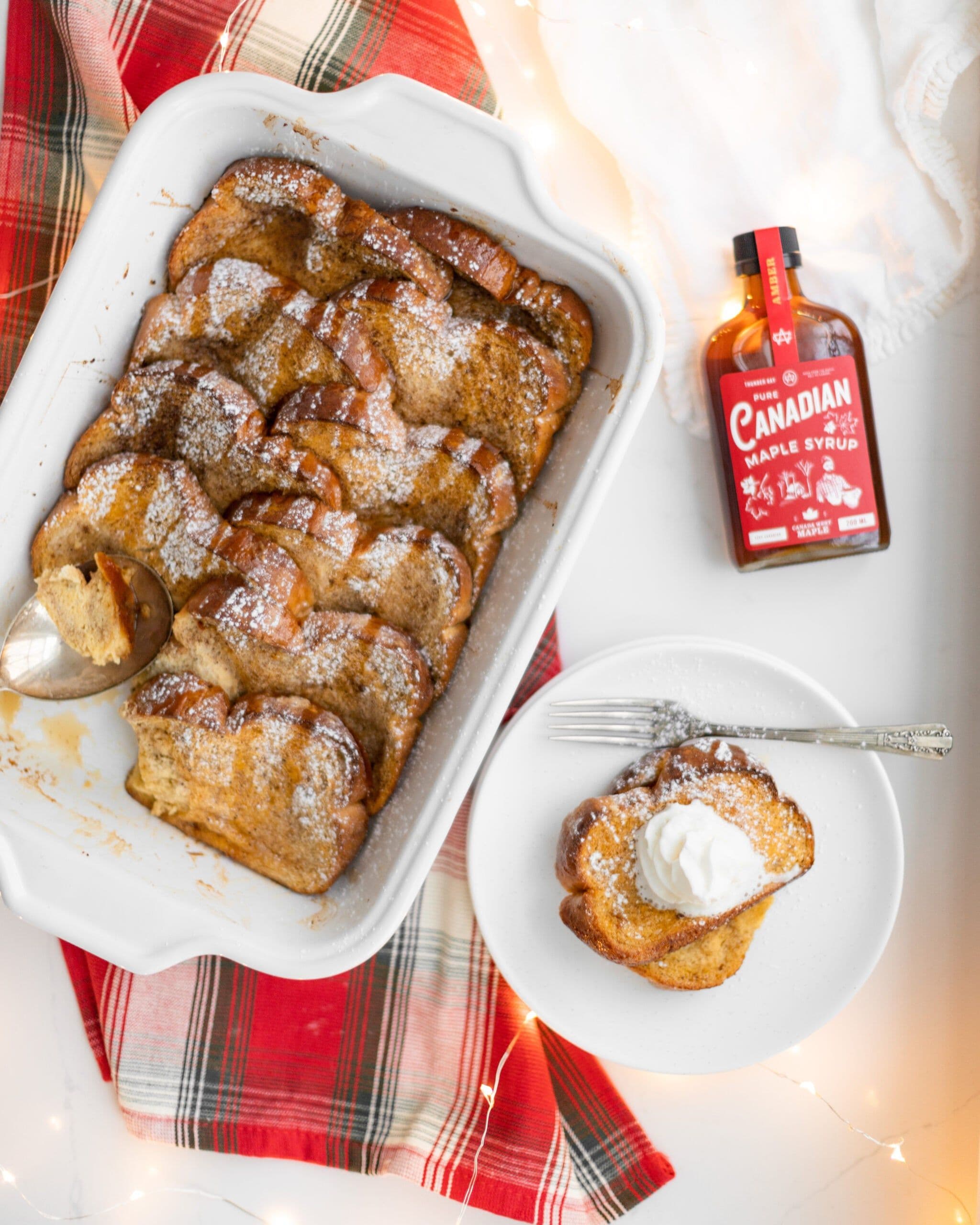 Baked Eggnog French Toast banner image
