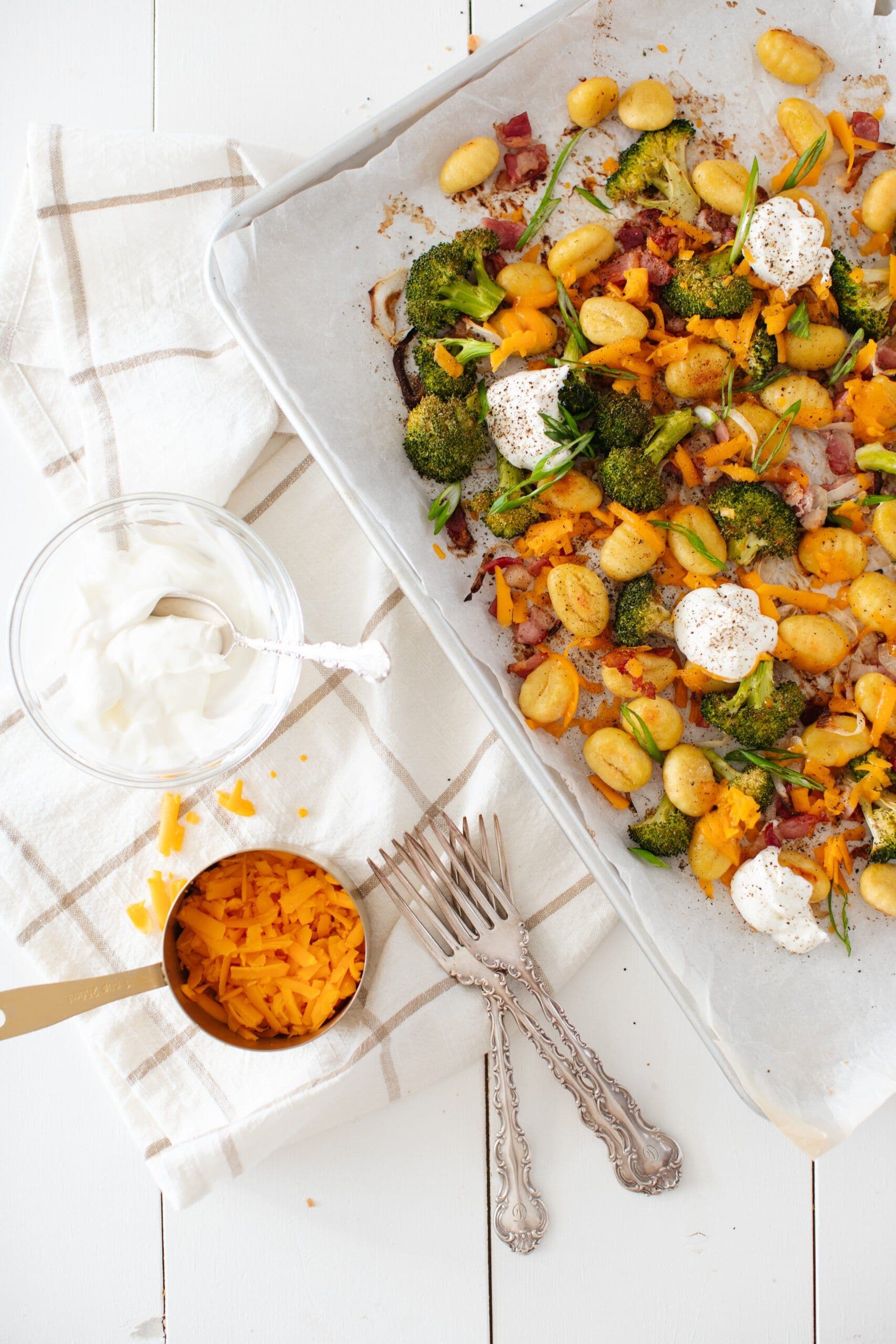 Fully Loaded Sheetpan Gnocchi banner image