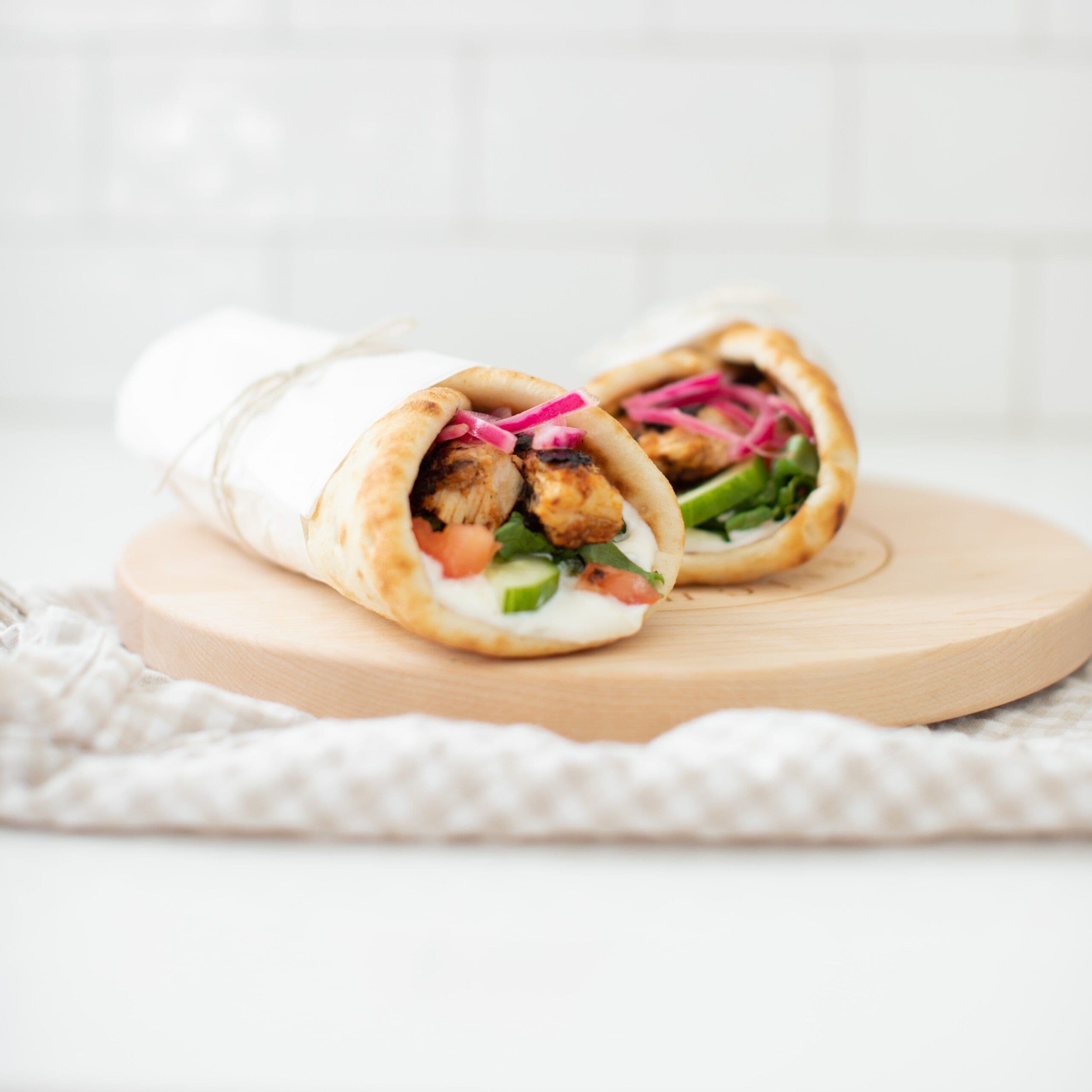 Grilled Lemon Chicken Wraps banner image