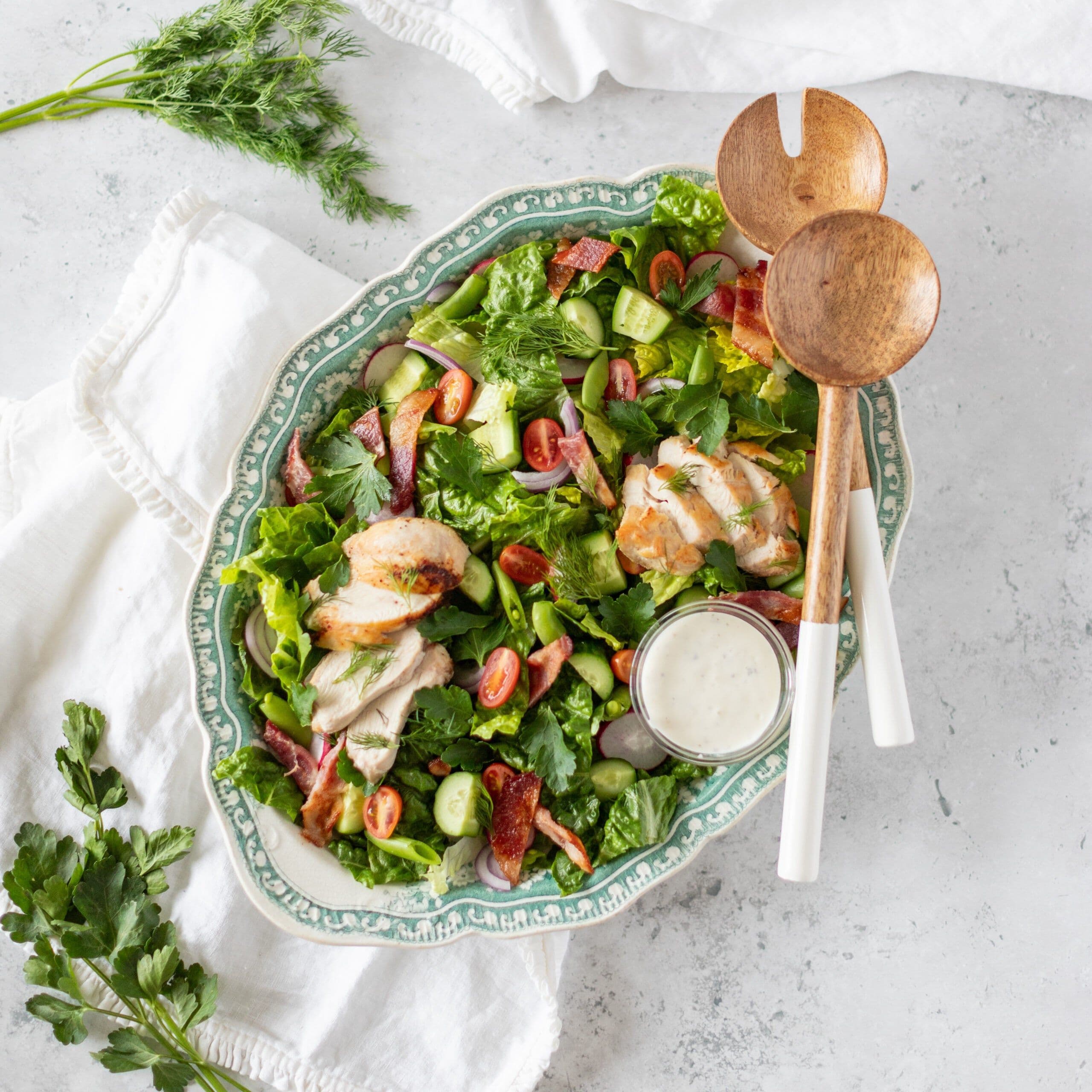 Chicken & Bacon Ranch Chopped Salad banner image