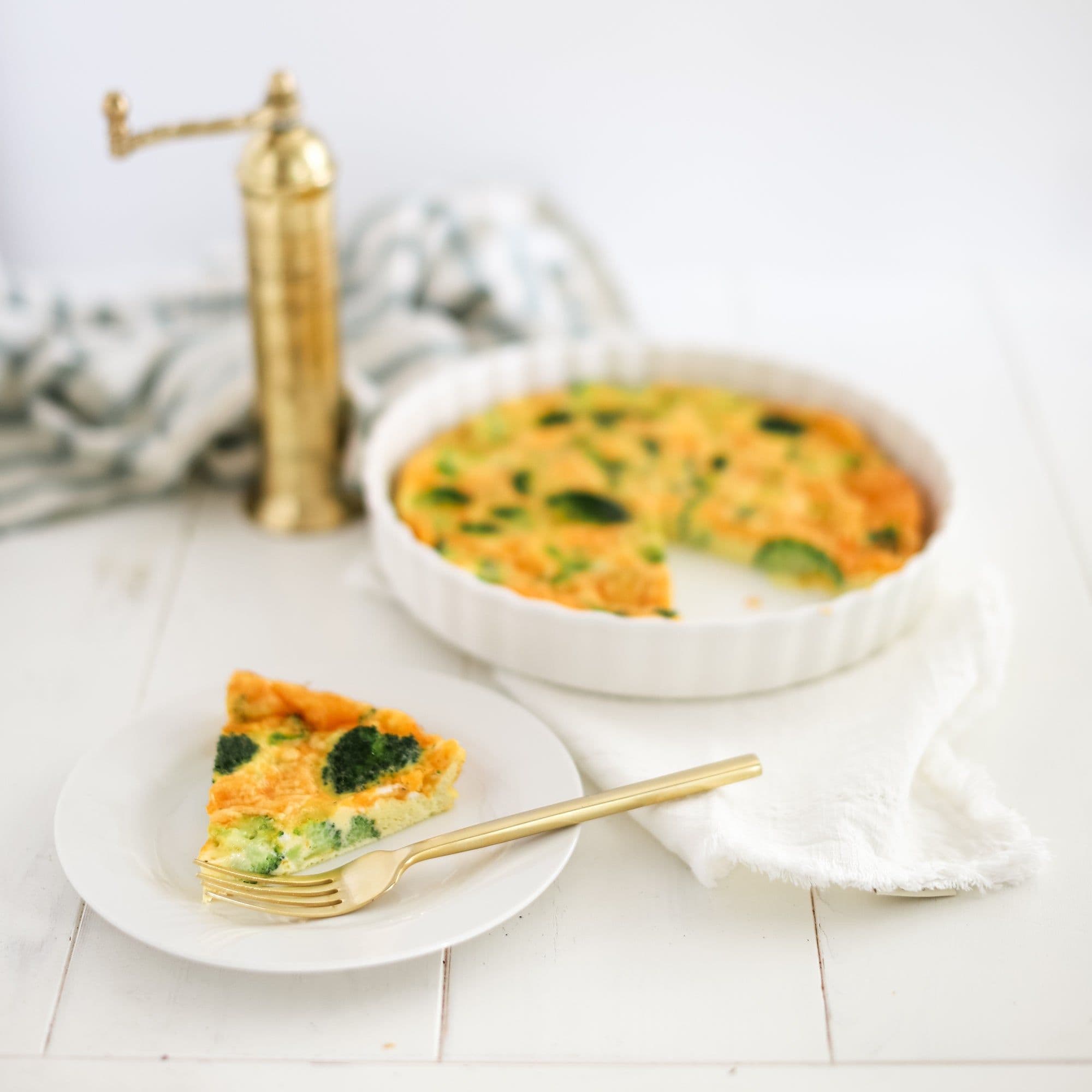 Broccoli & Cheese Quiche banner image