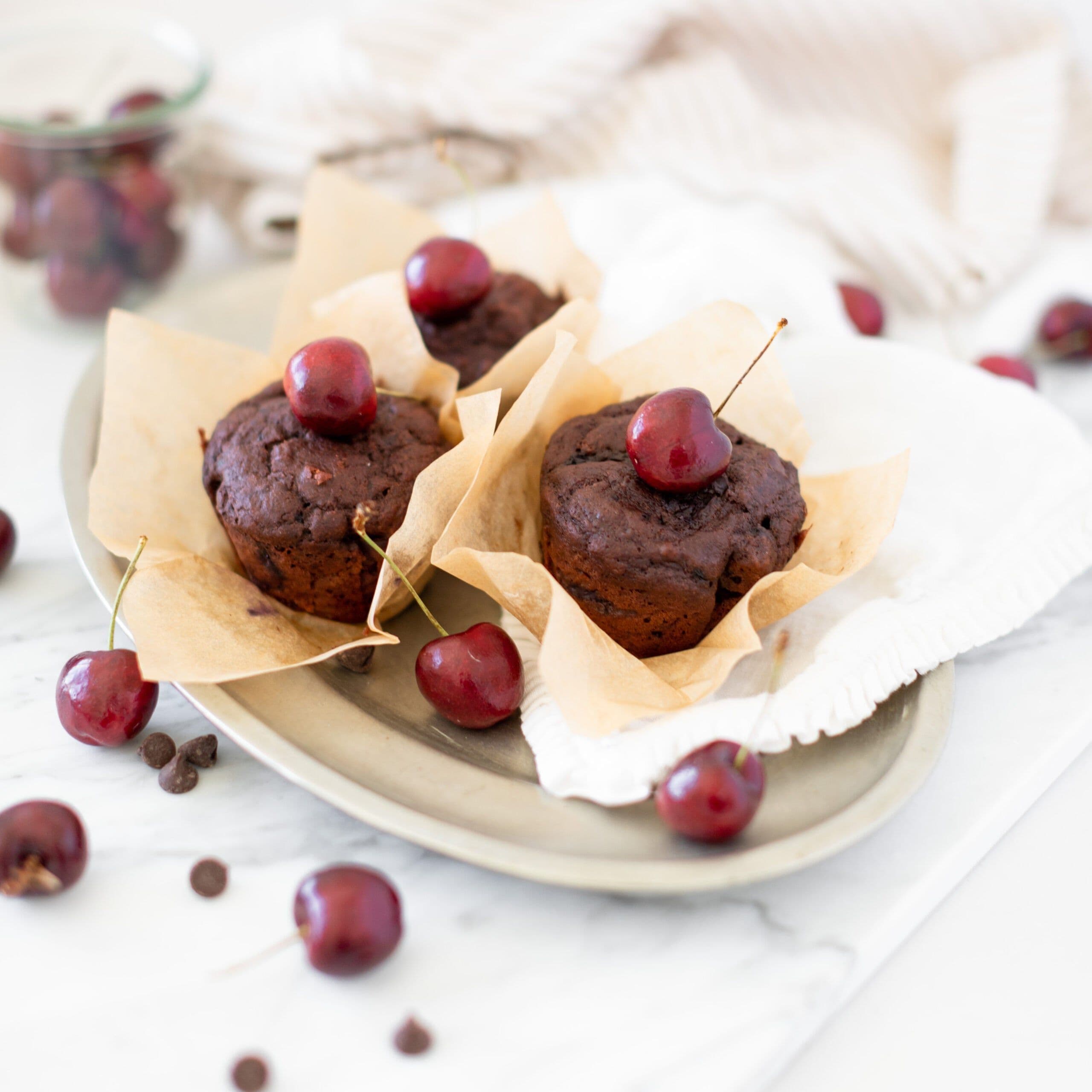 Chocolate Cherry Muffins banner image