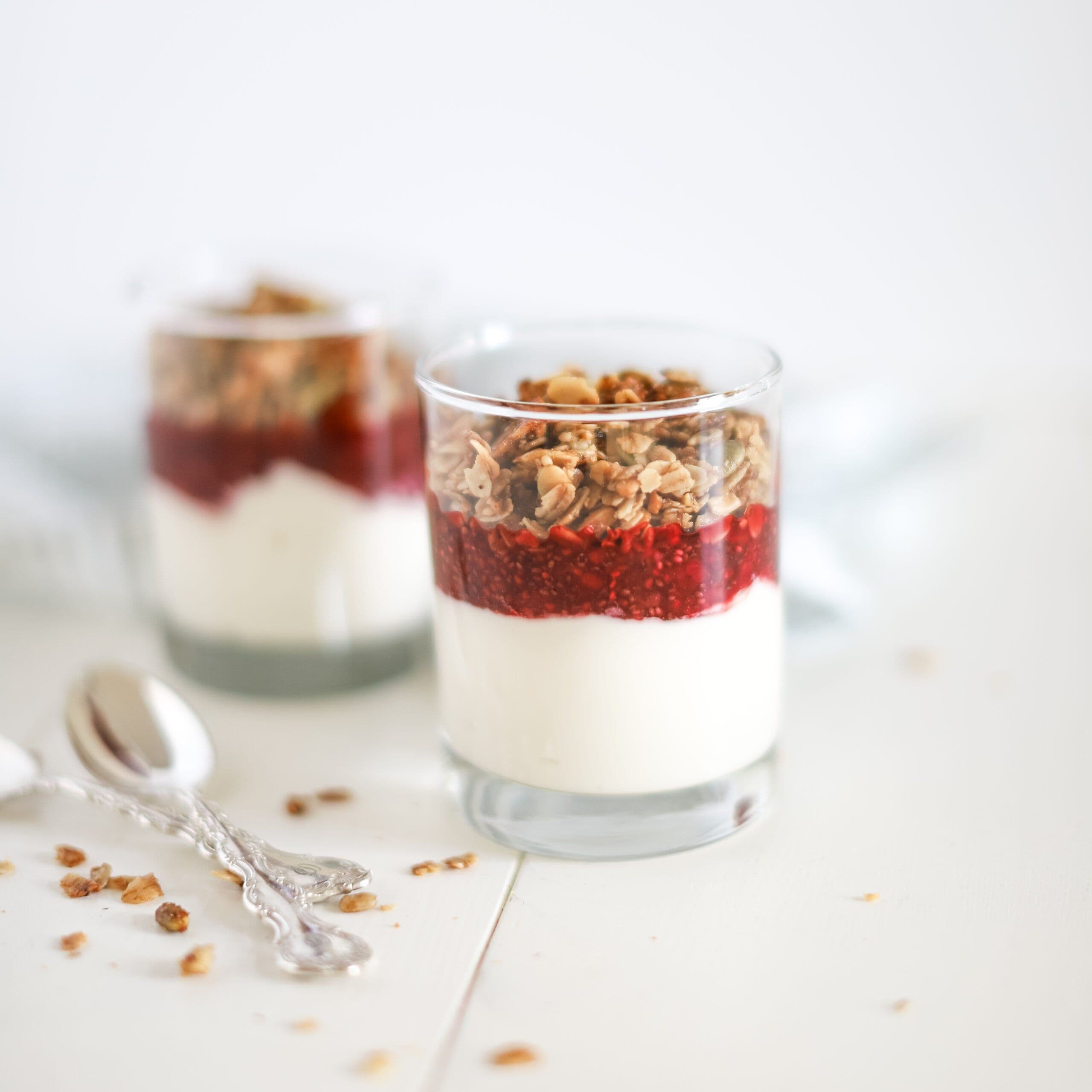 Raspberry Parfaits banner image