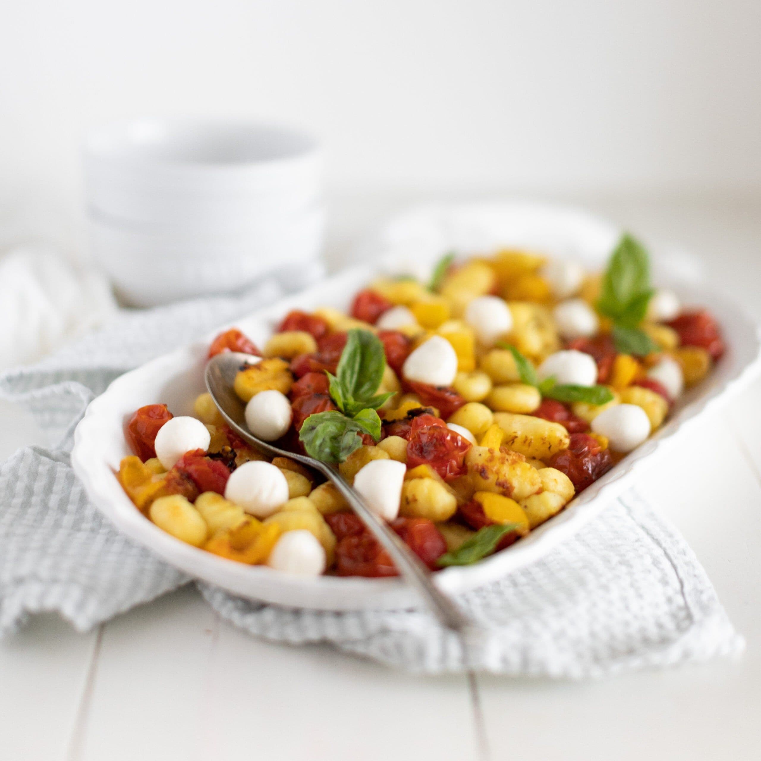 Caprese Sheetpan Gnocchi banner image