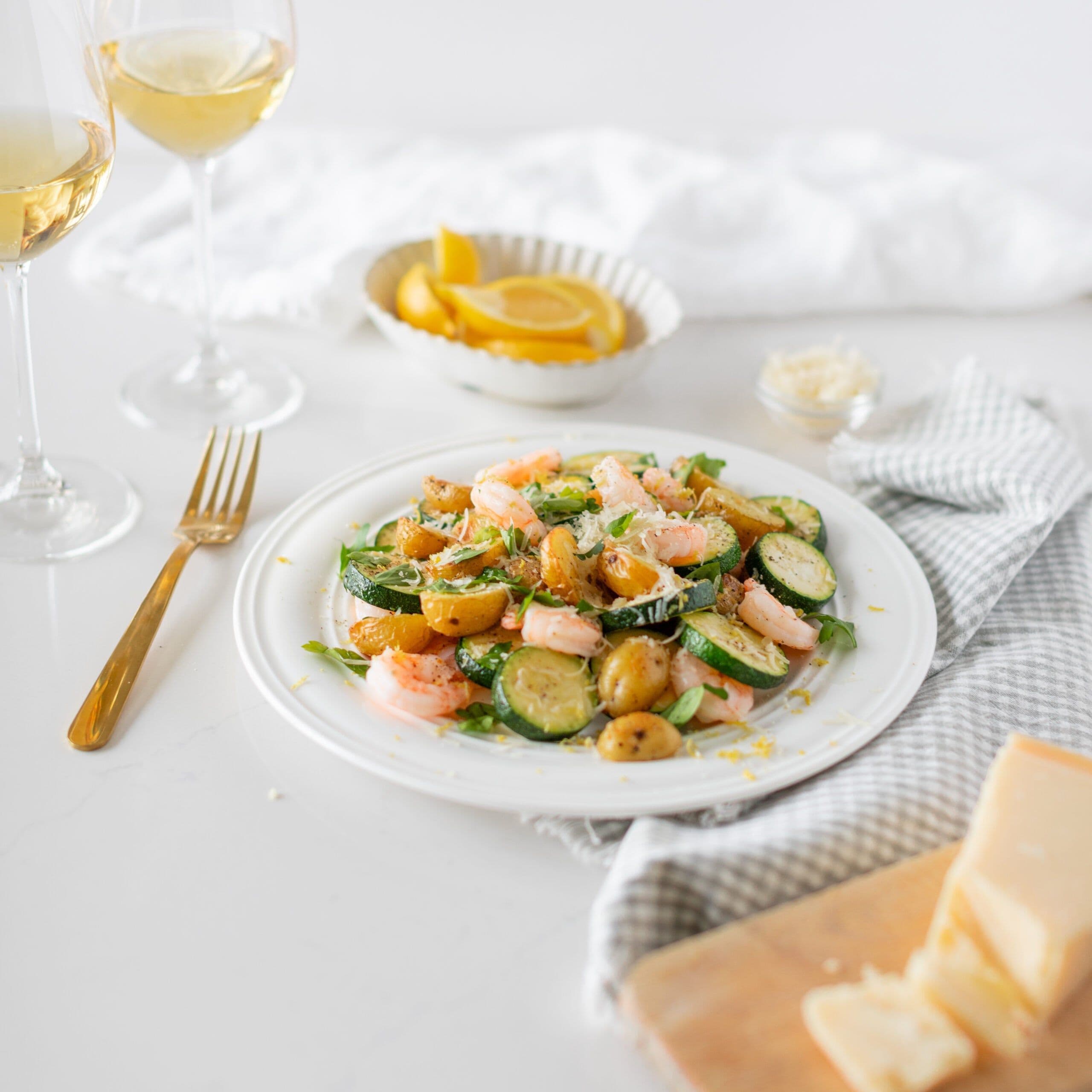 Sheetpan Shrimp Scampi banner image