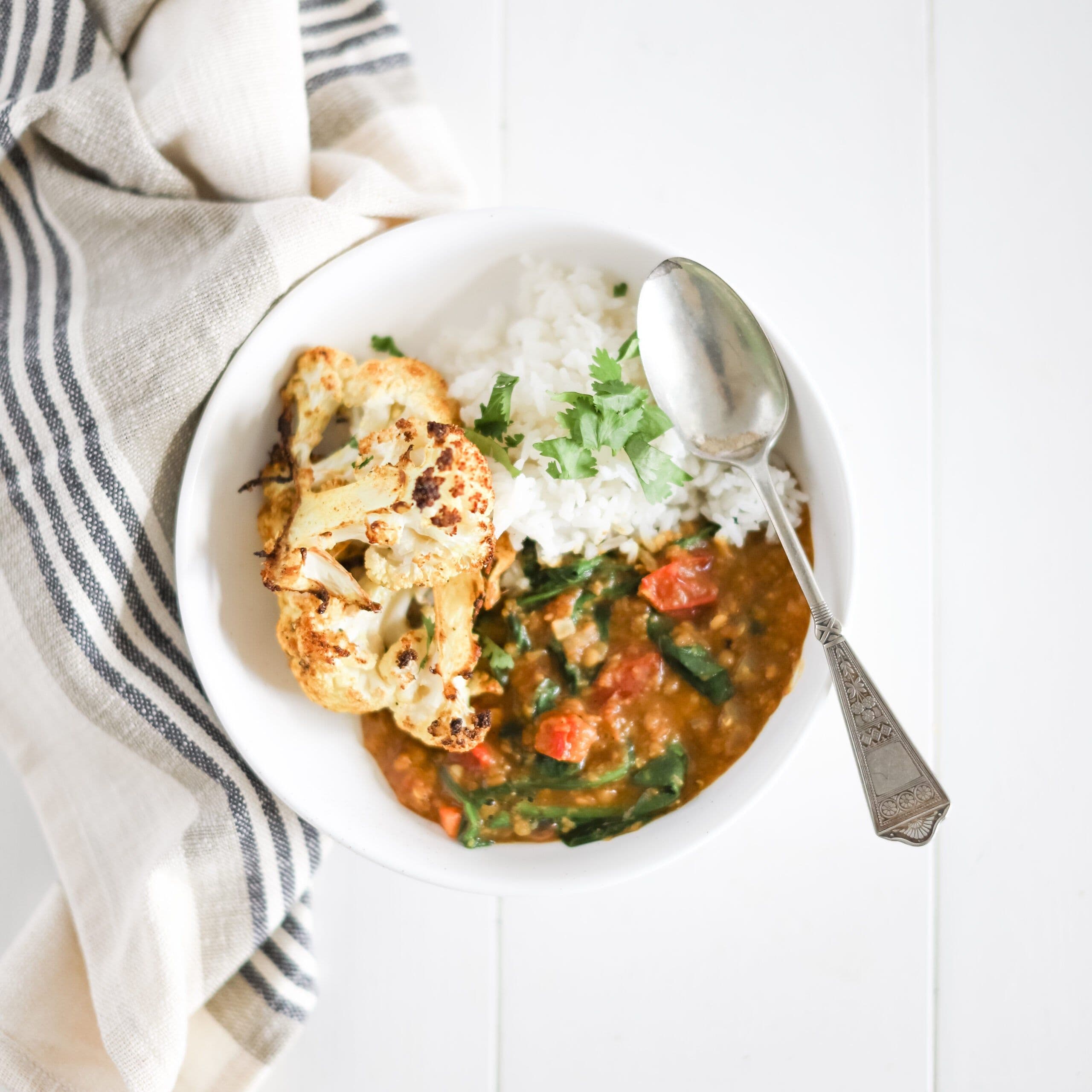 Roasted Cauliflower & Dal banner image