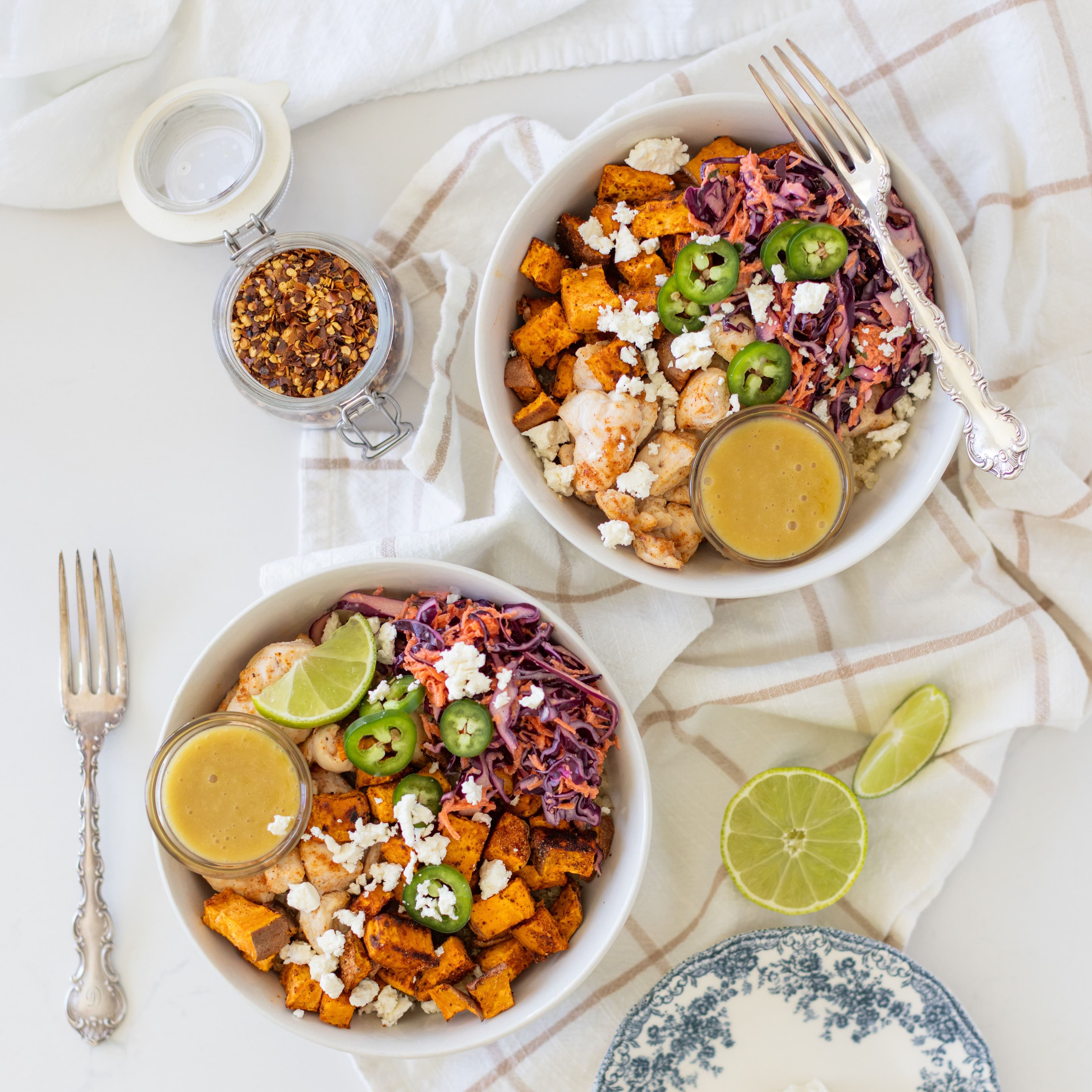 Hot Honey Chicken Bowls banner image