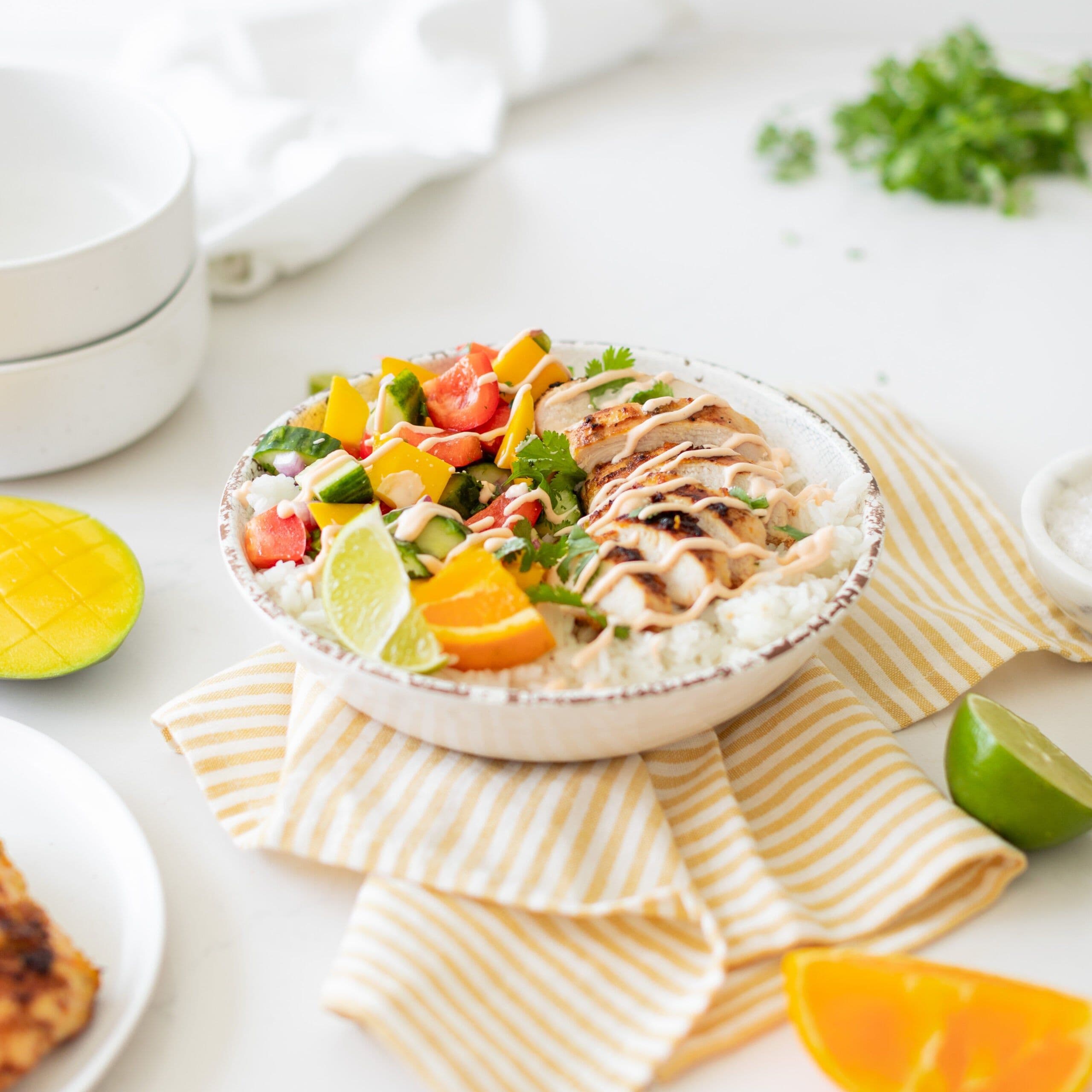 Citrus Chicken Bowls banner image
