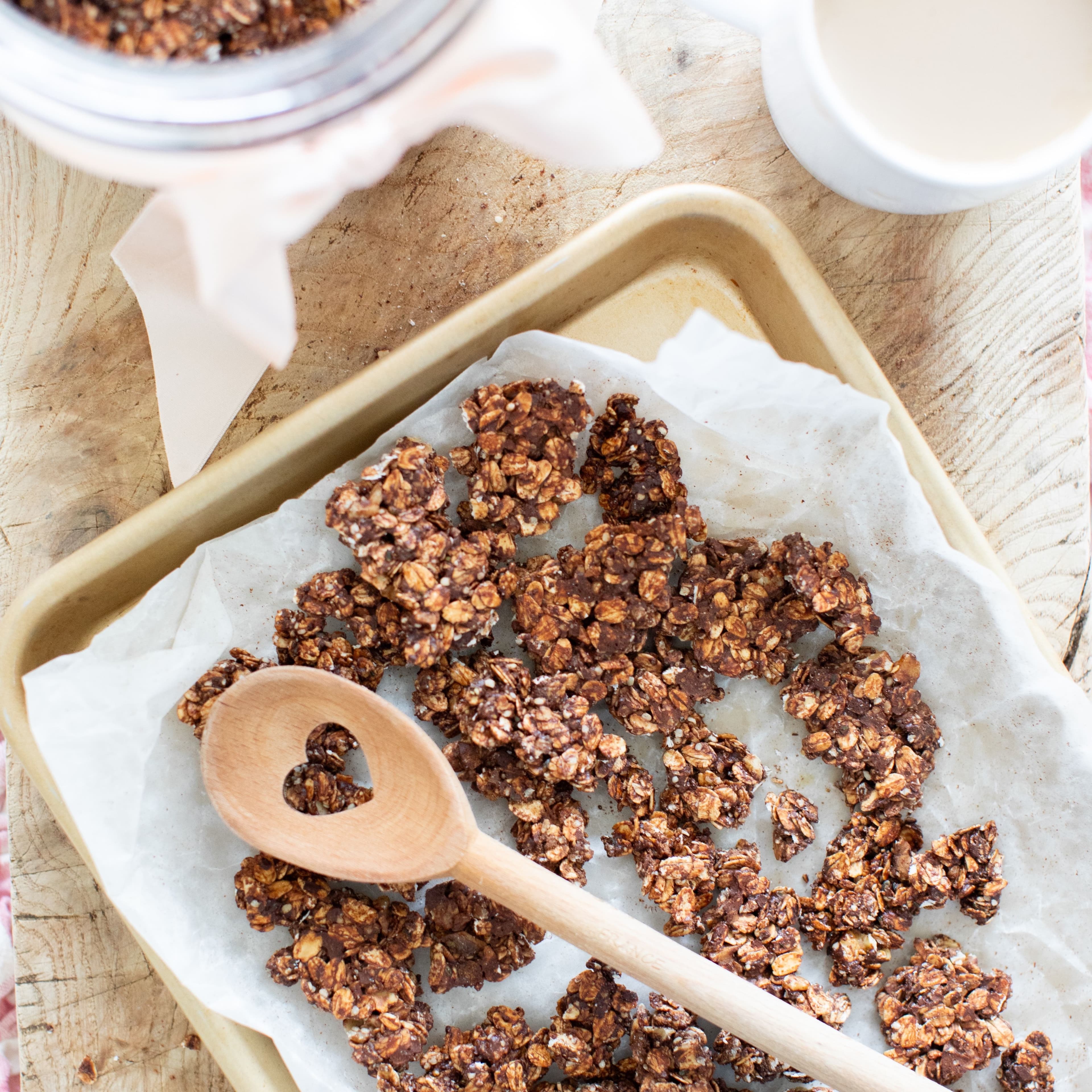 High-Protein Chocolate Granola banner image