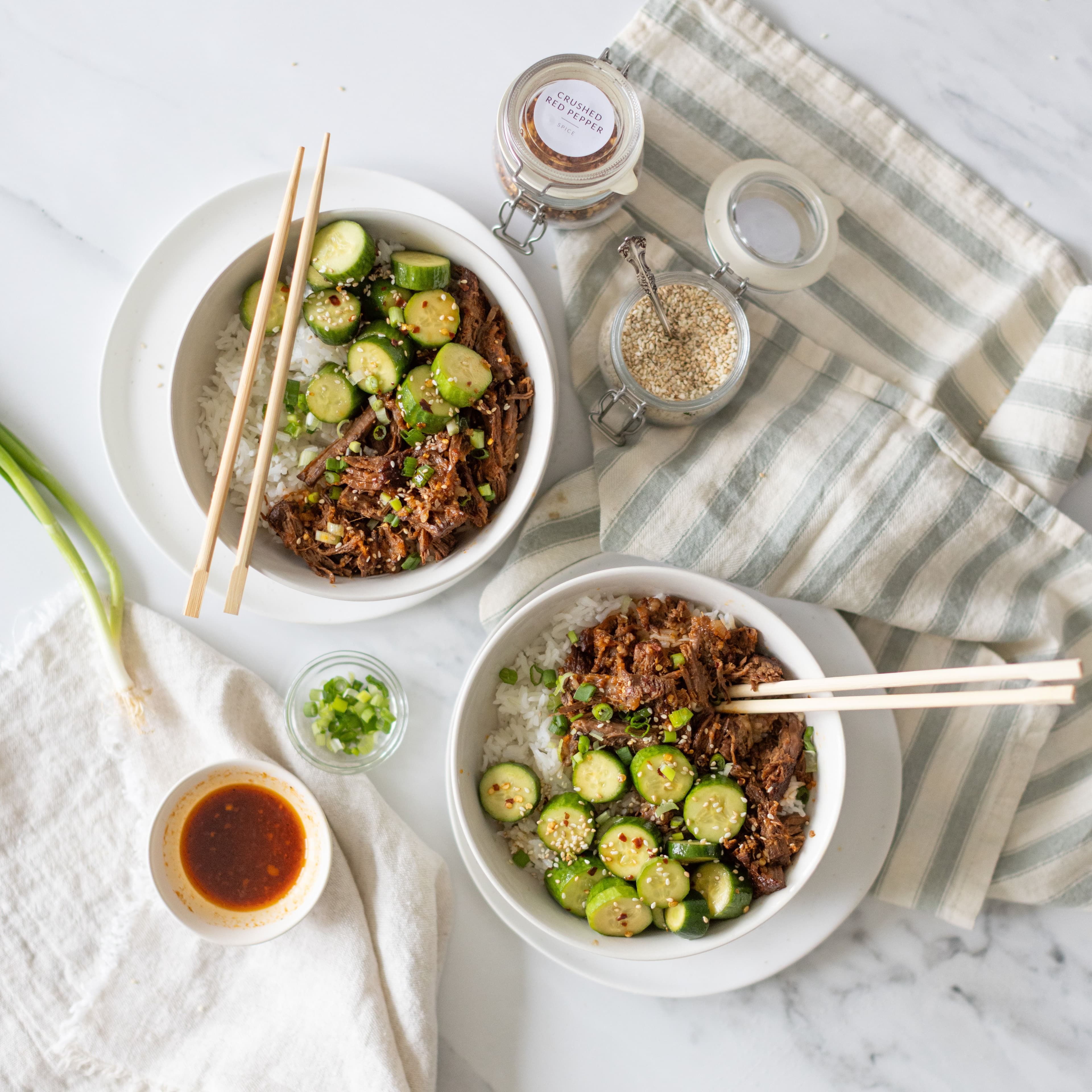 Slow Cooker Korean Beef banner image