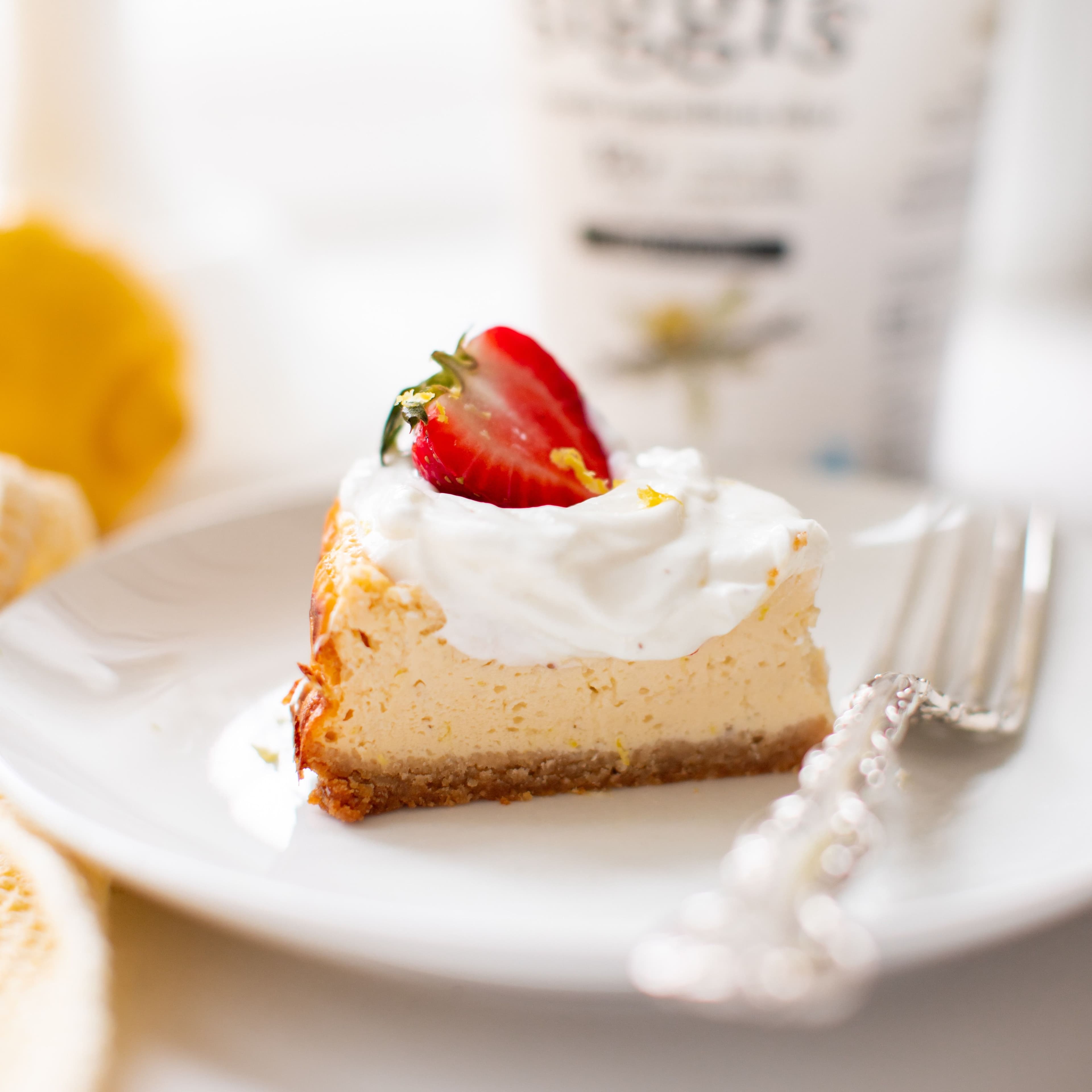 High-Protein Yogurt Cheesecake banner image