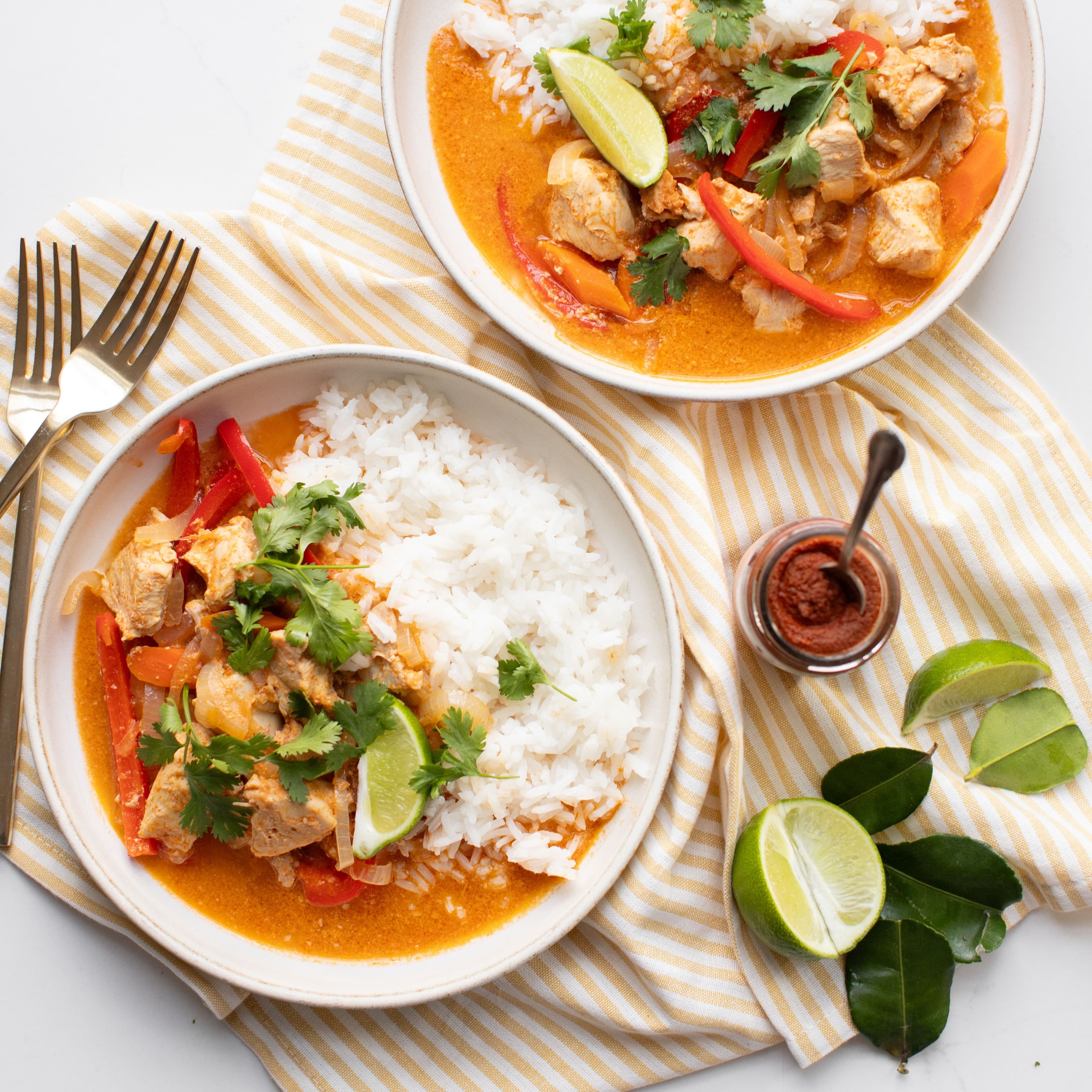 Slow Cooker Thai Red Coconut Curry banner image