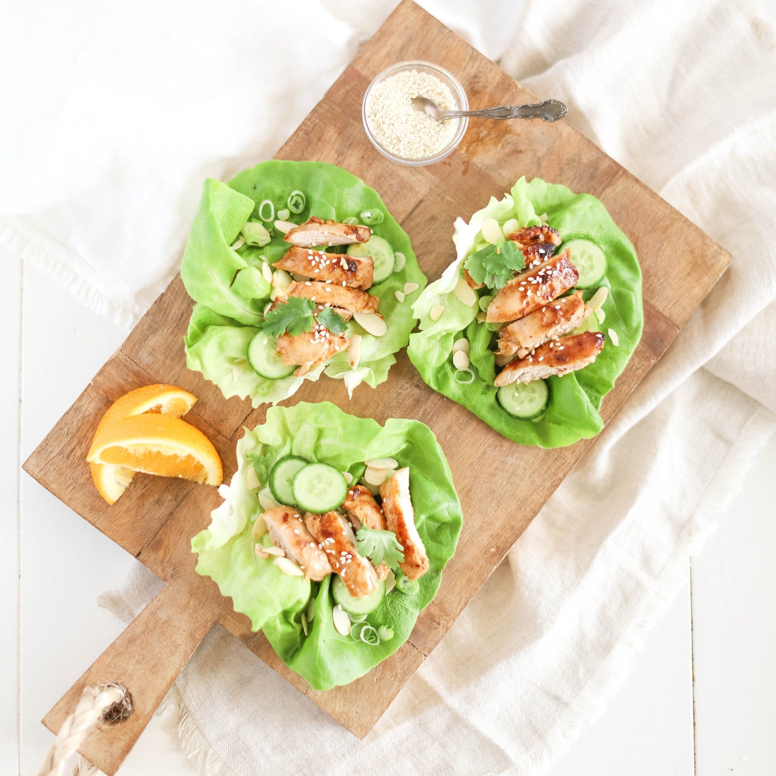 Orange Chicken Lettuce Wraps banner image