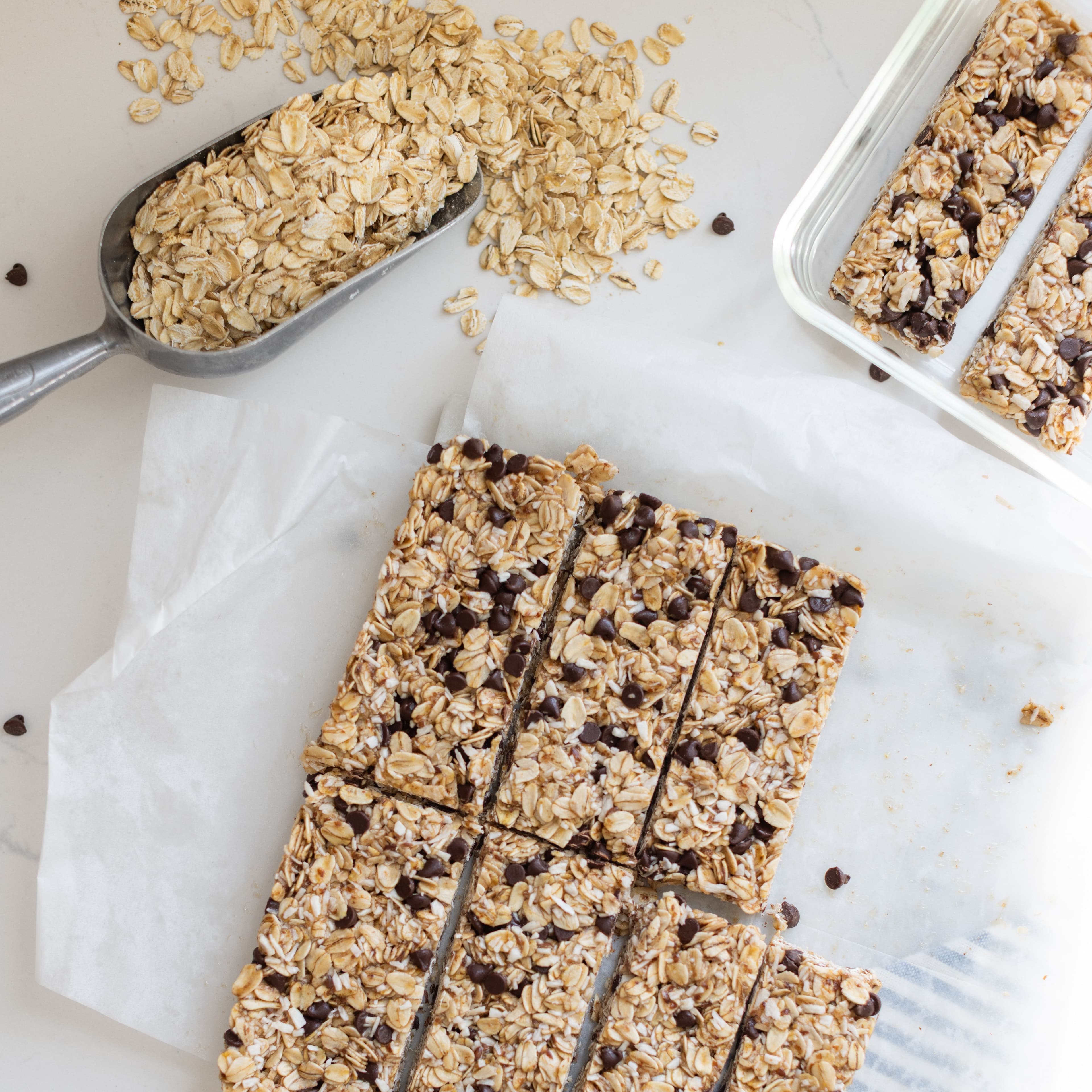 Chewy Oat Chip Bars banner image