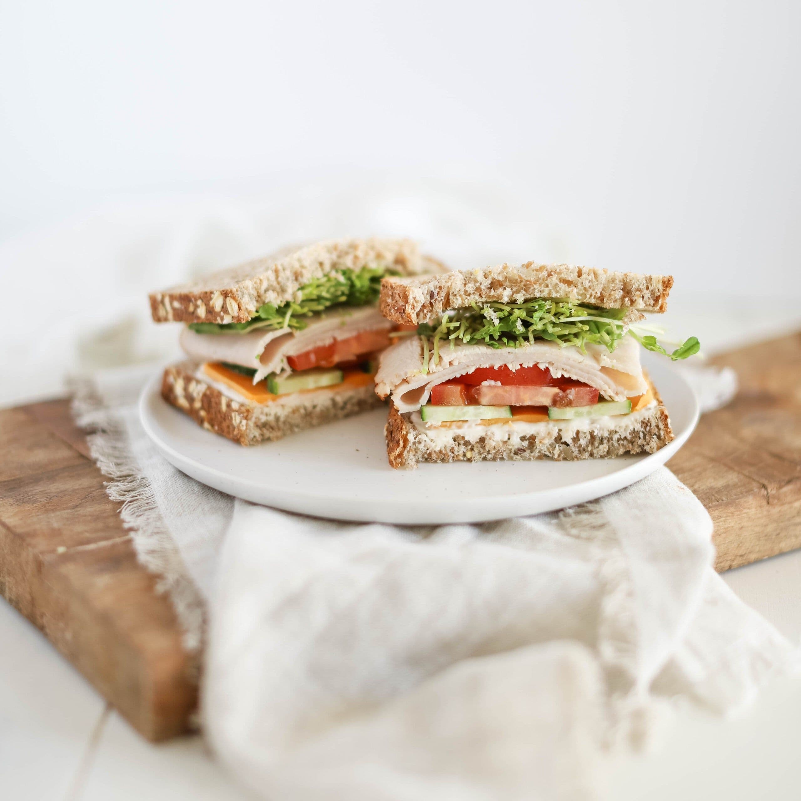 Veggie Turkey Sandwiches banner image