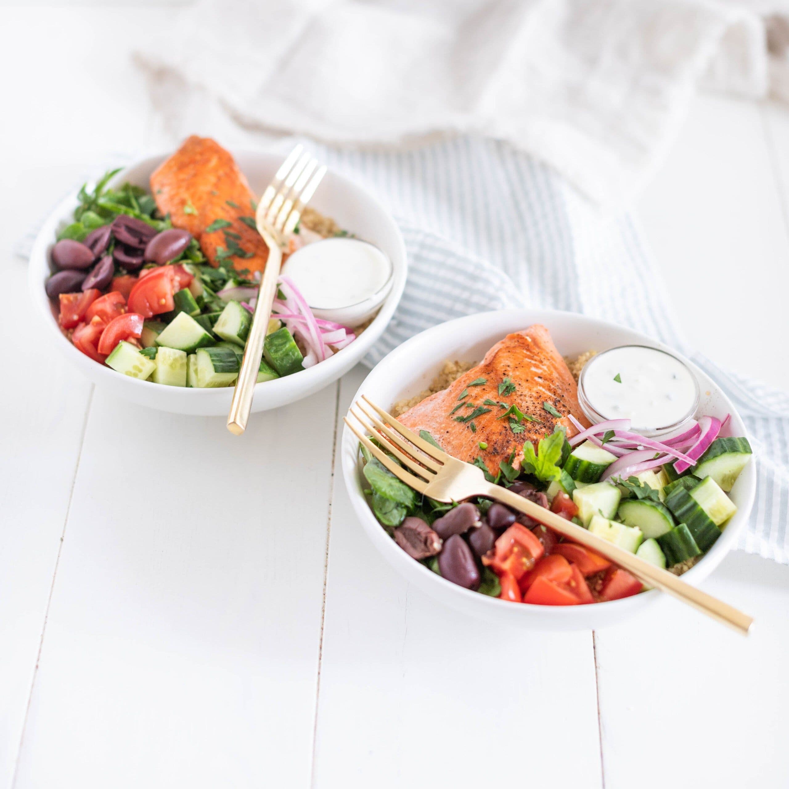 Mediterranean Quinoa Bowls banner image