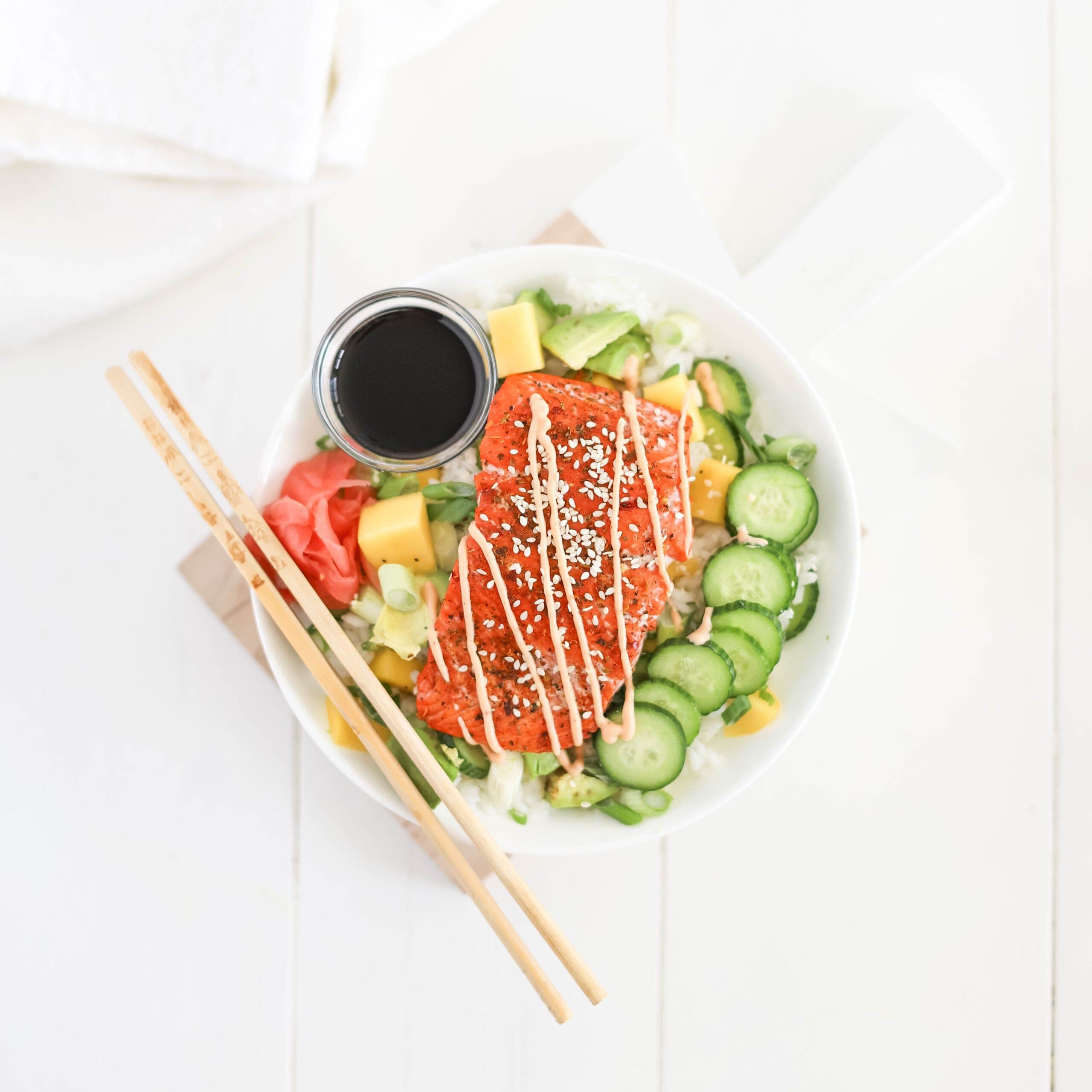 Salmon Sushi Bowls banner image