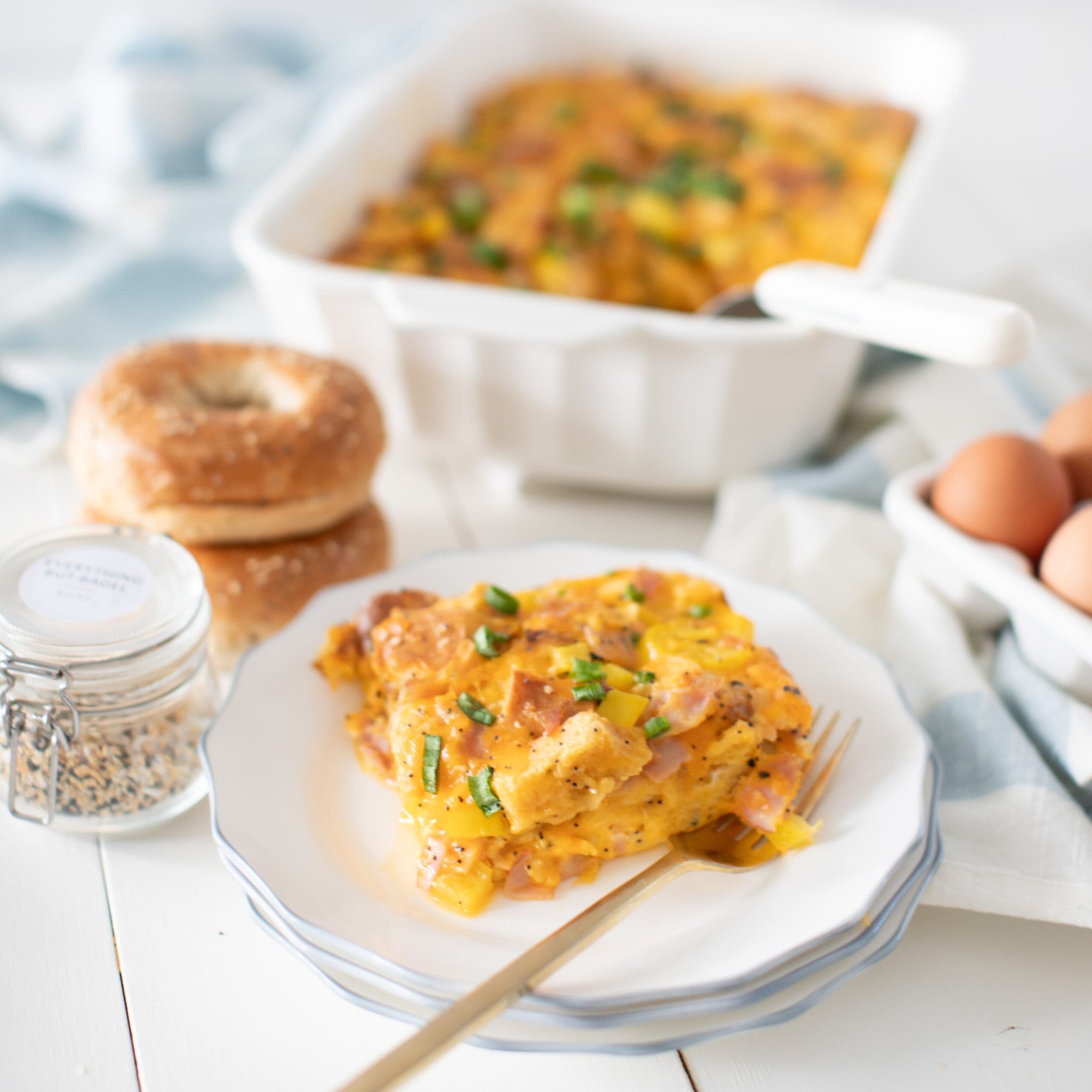 Everything Bagel Breakfast Casserole banner image
