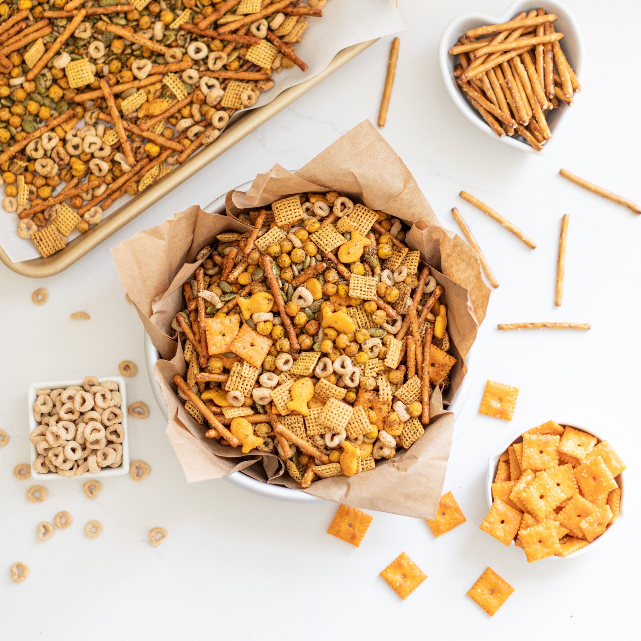 Cheddar Ranch Snack Mix banner image