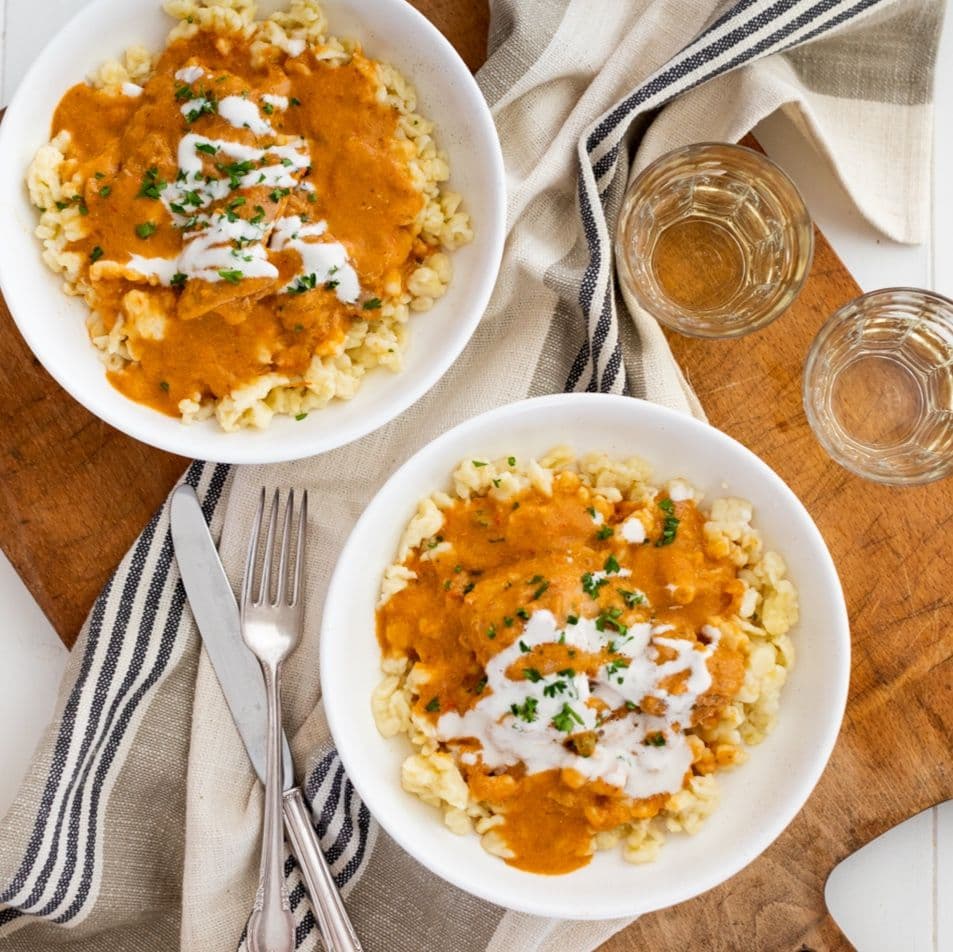 Slow Cooker Paprikash banner image