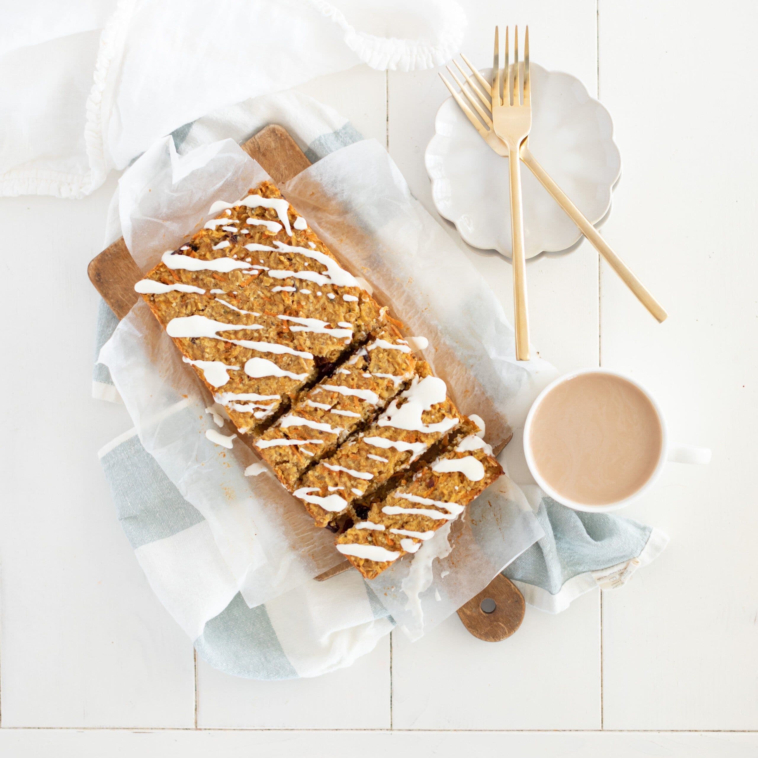 Carrot Cake Breakfast Bars banner image