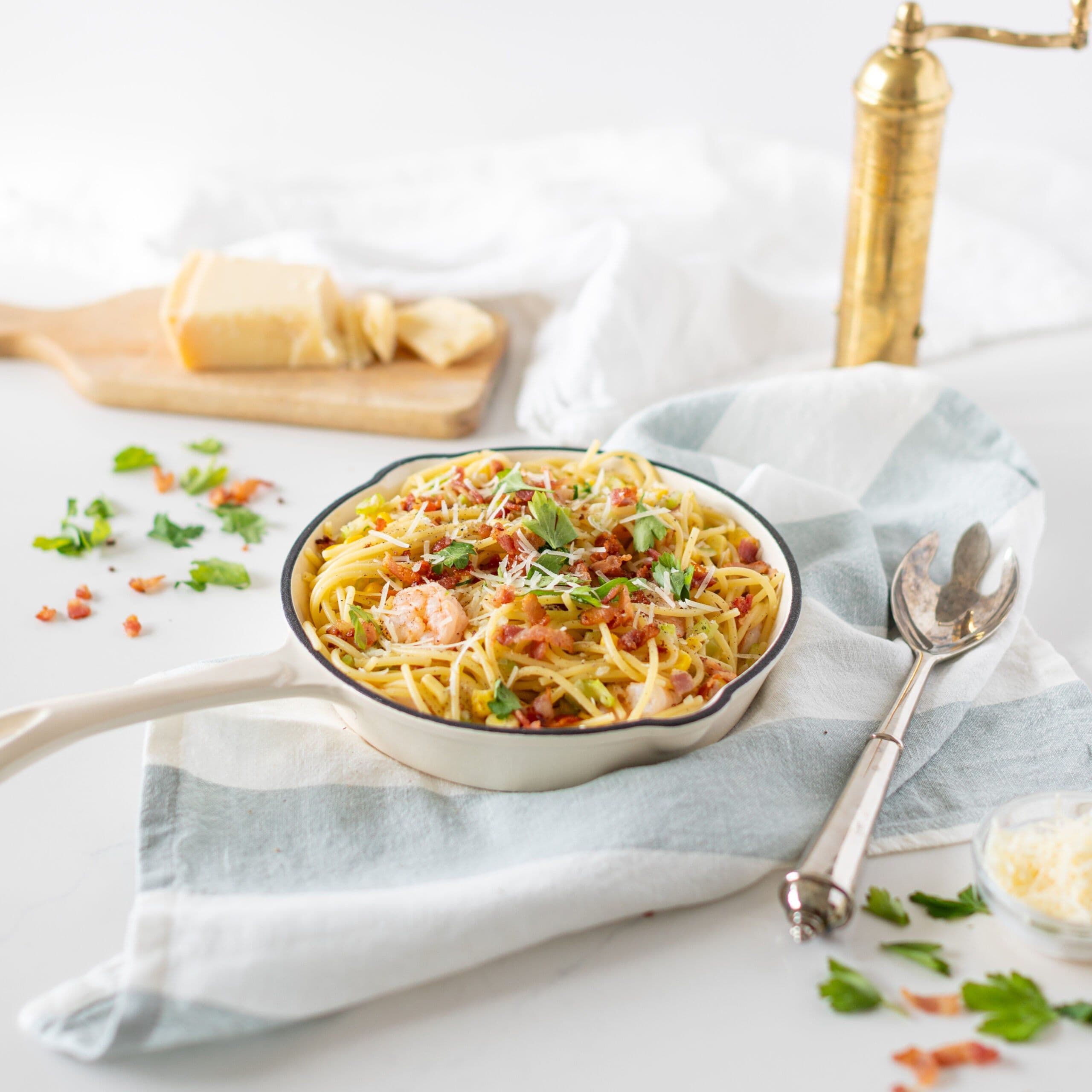 Creamy Corn Pasta banner image