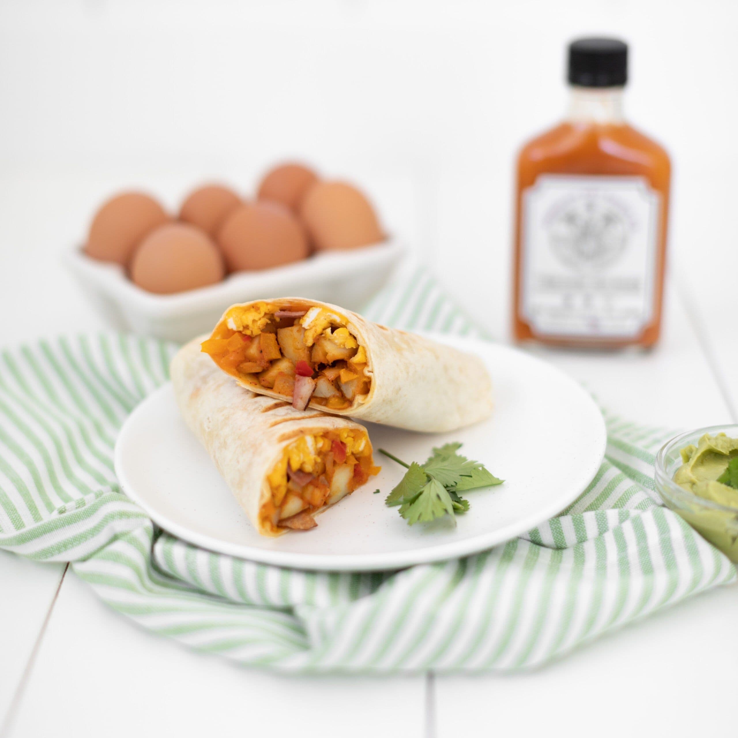 Freezer Ready Breakfast Burritos banner image