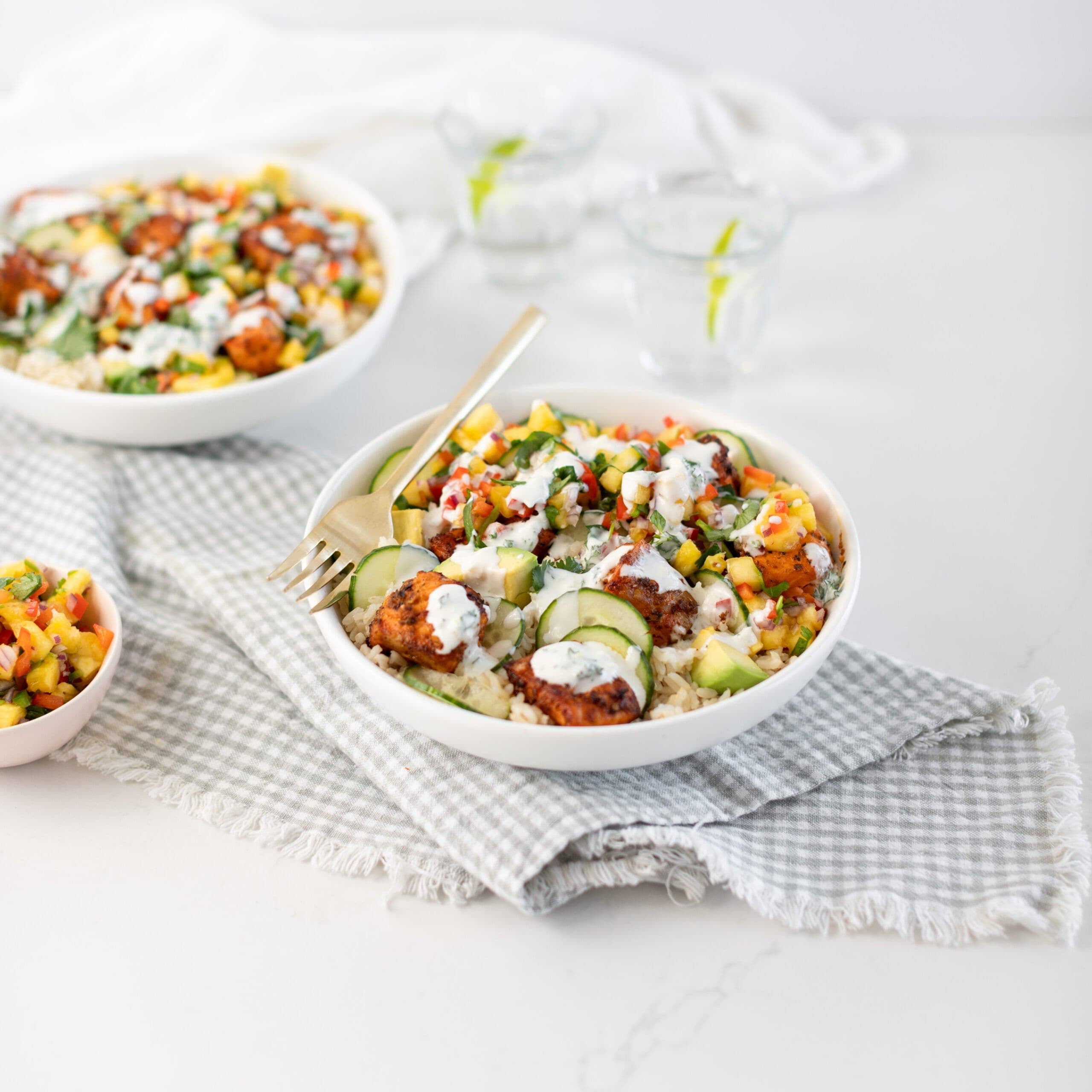 Cajun Salmon Bowls banner image