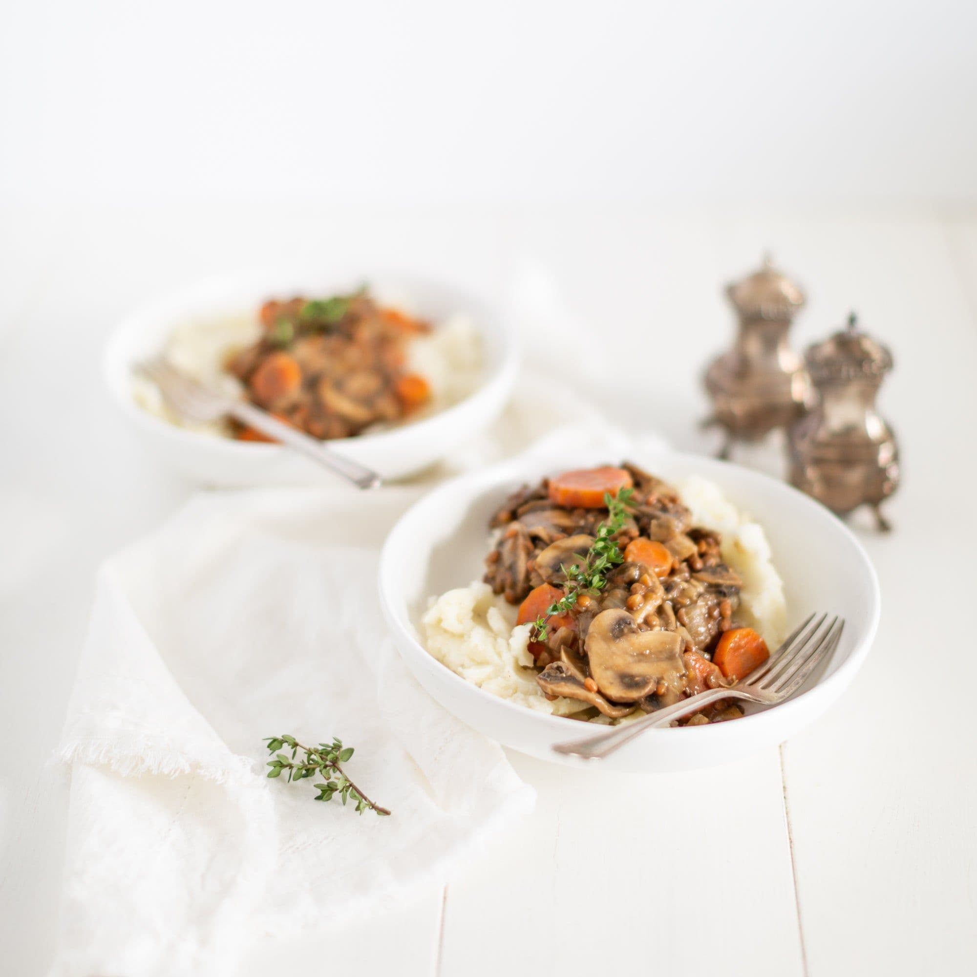 Lentil Mushroom Stew banner image