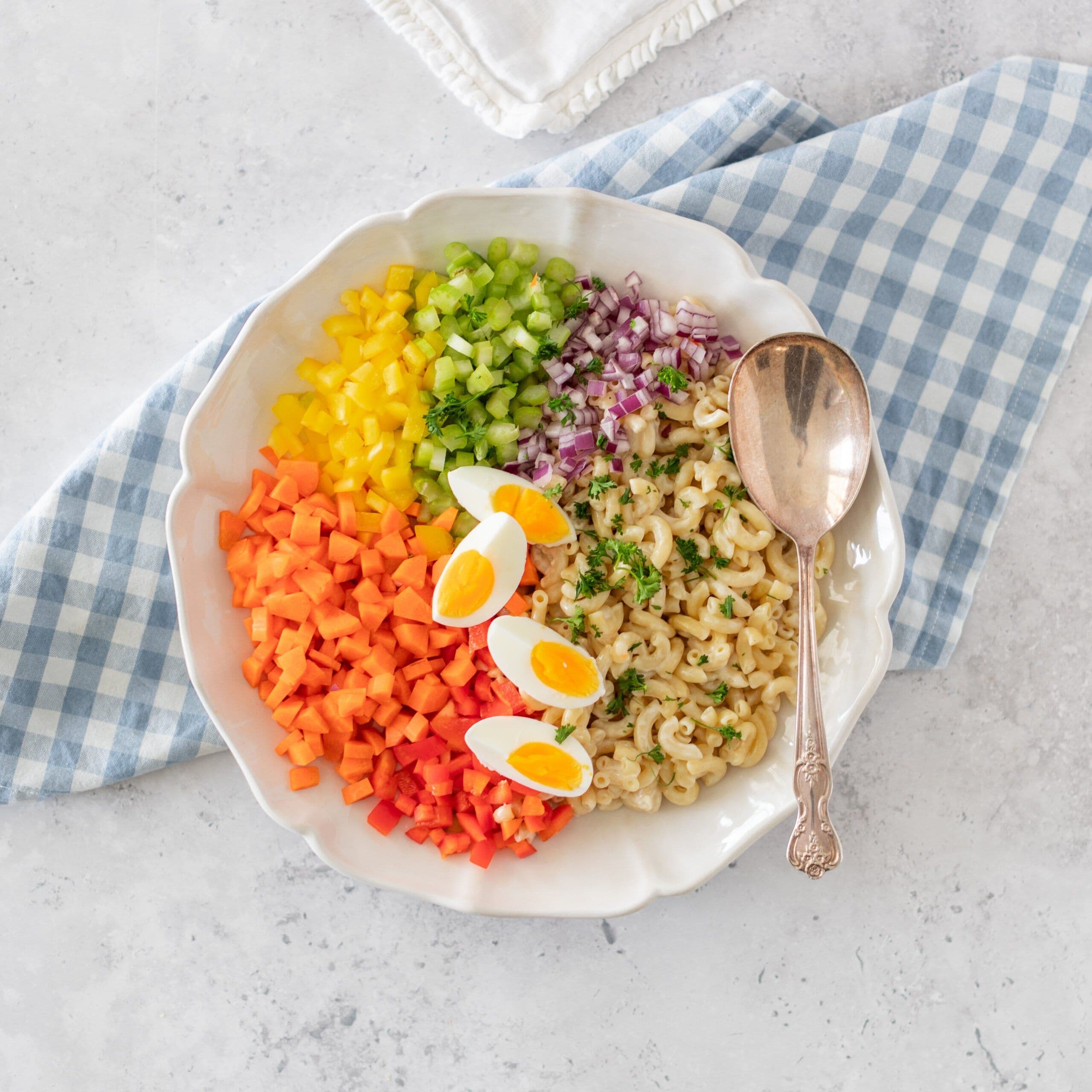 Rainbow Veggie Macaroni Salad banner image