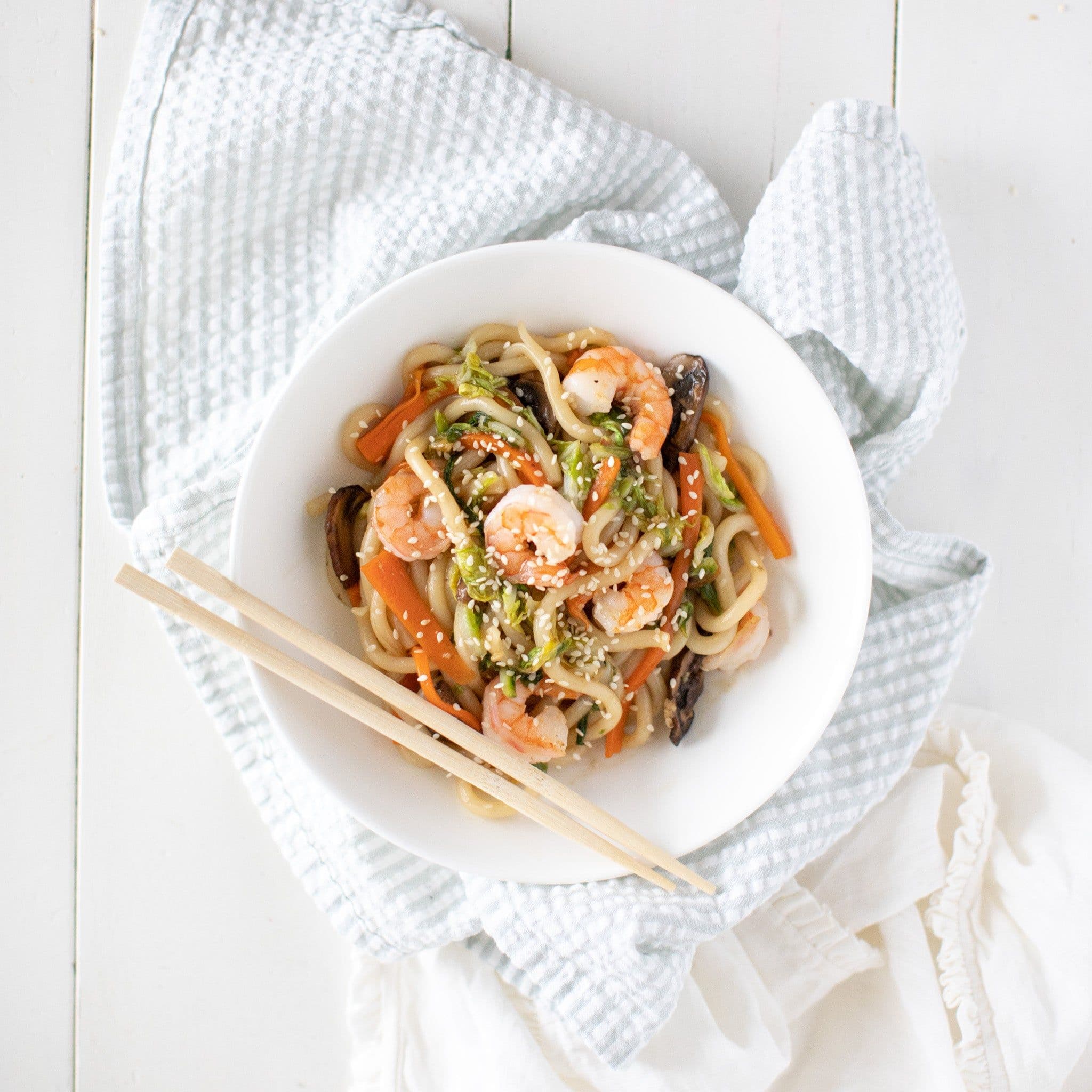 Shrimp Yaki Udon banner image