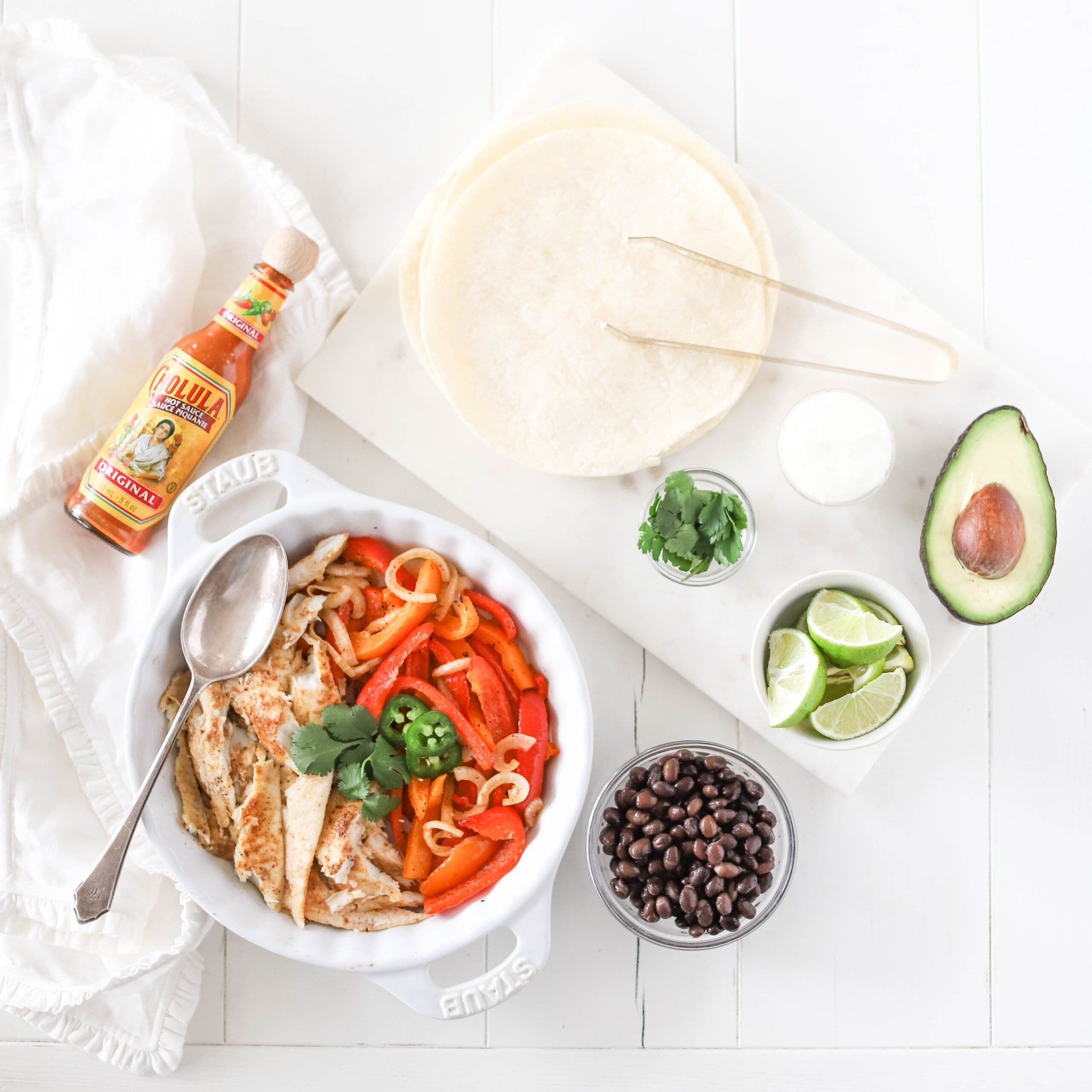 Sheetpan Fish Fajitas banner image
