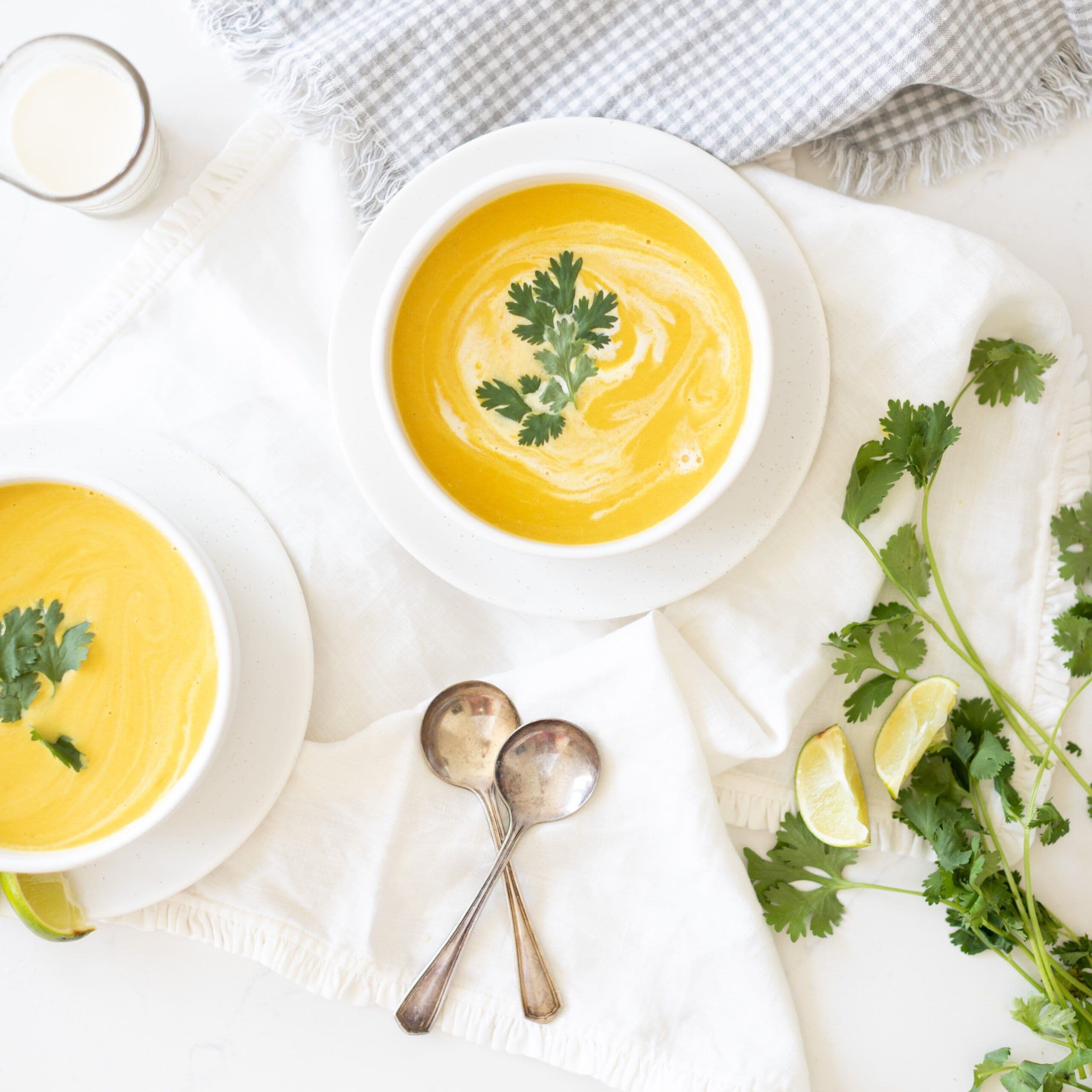 Curry Coconut Squash Soup banner image