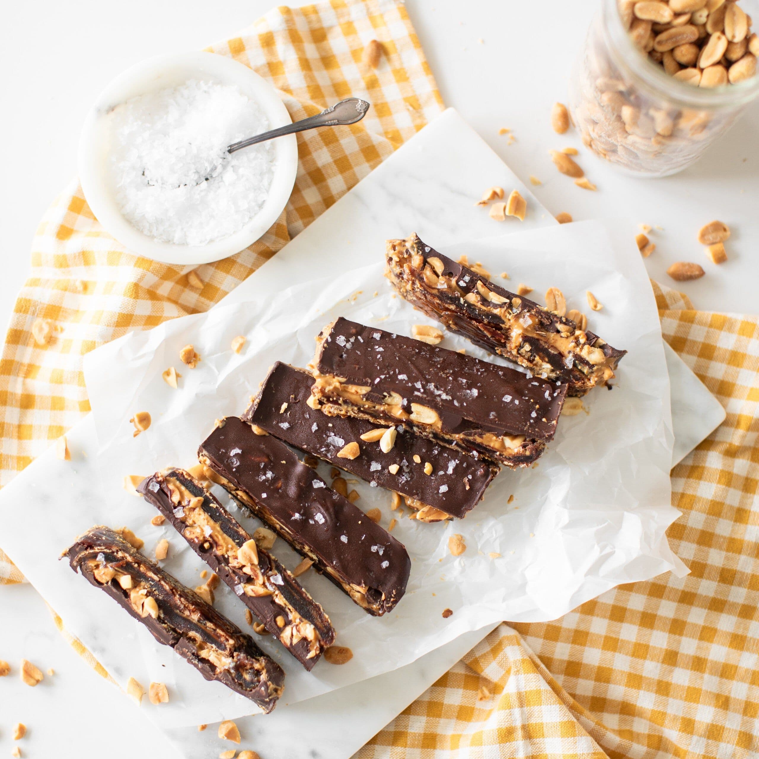 Healthier Snickers Bars banner image