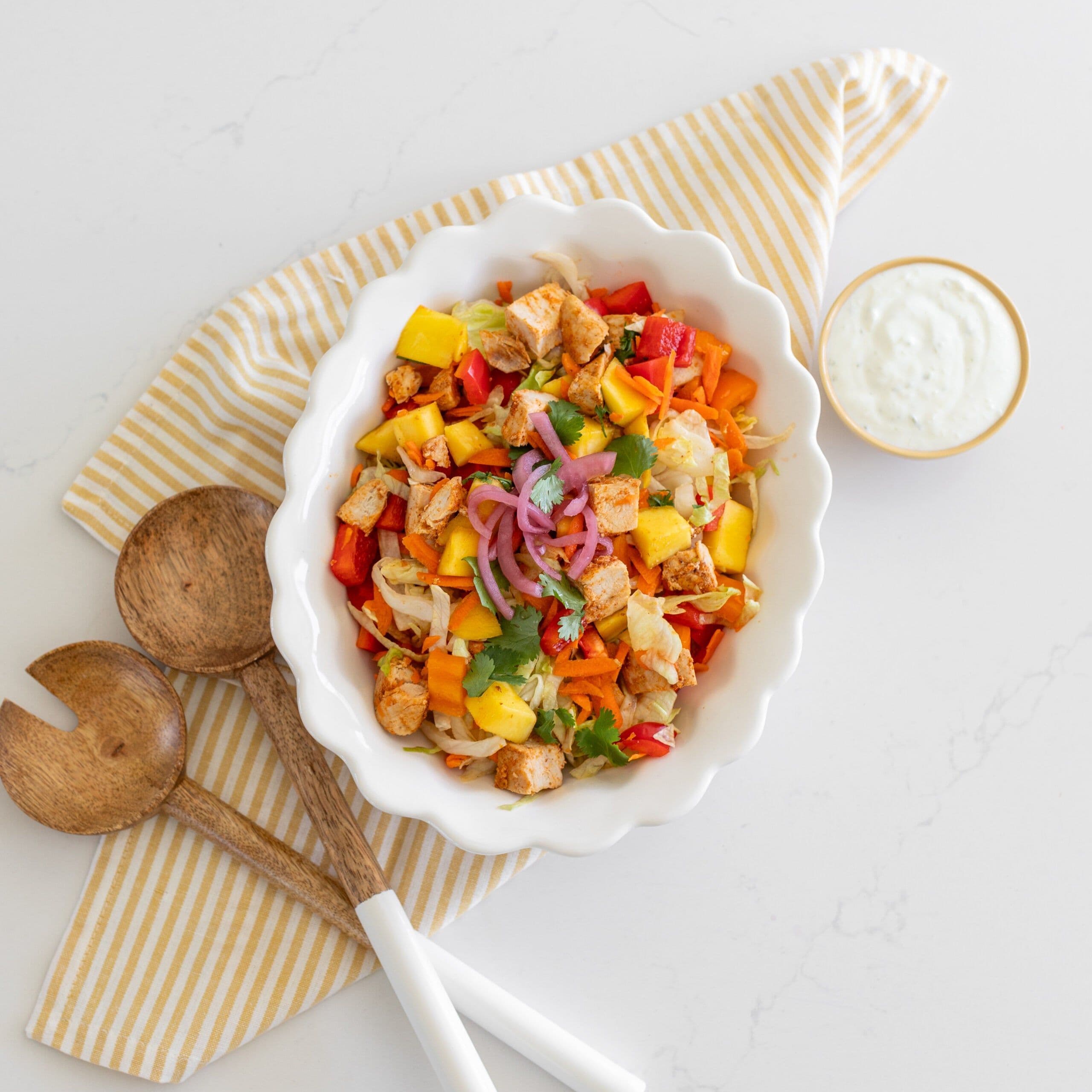 Chicken & Mango Rainbow Salad banner image
