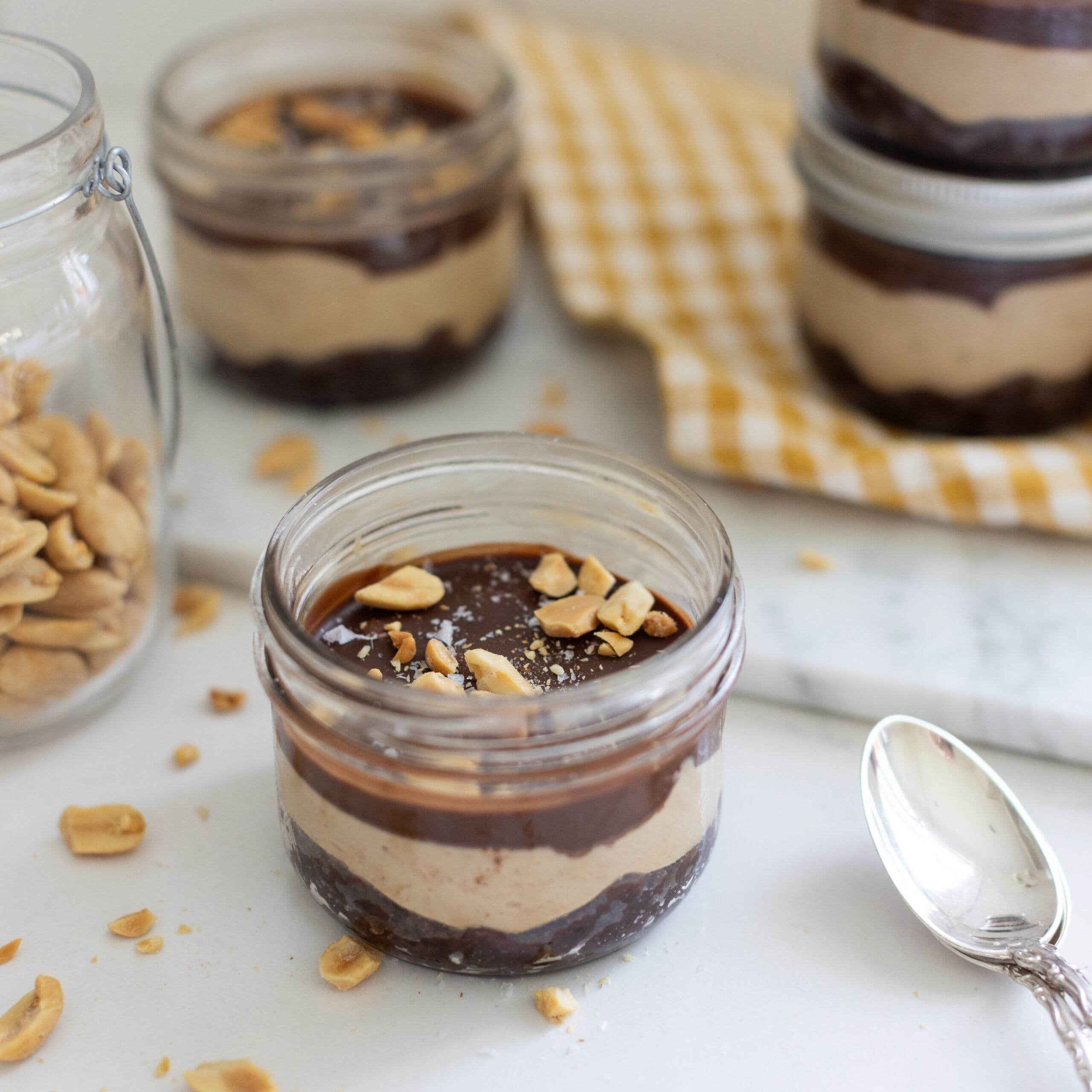 High Protein Peanut Butter Cup Jars banner image