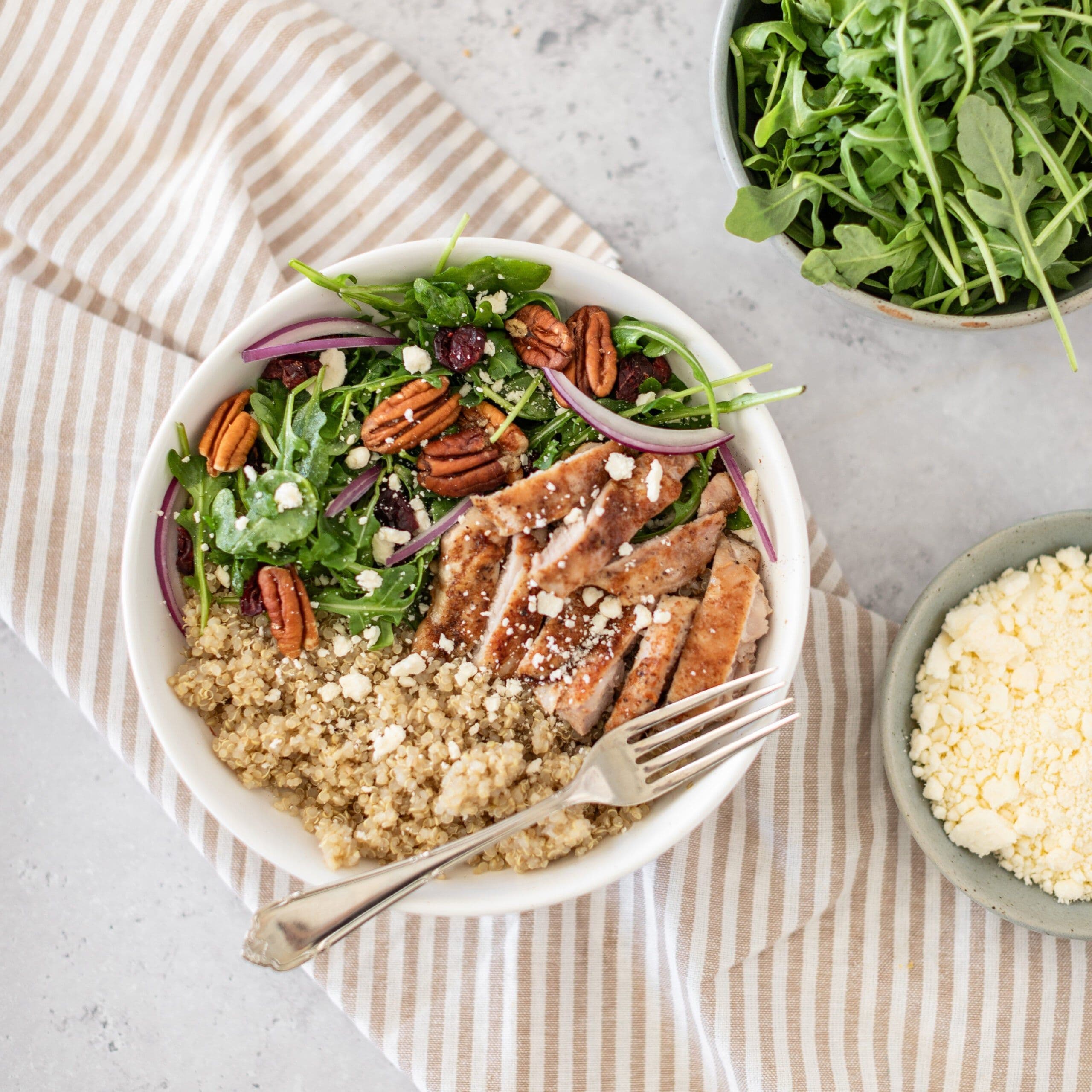Balsamic Chicken Bowls banner image