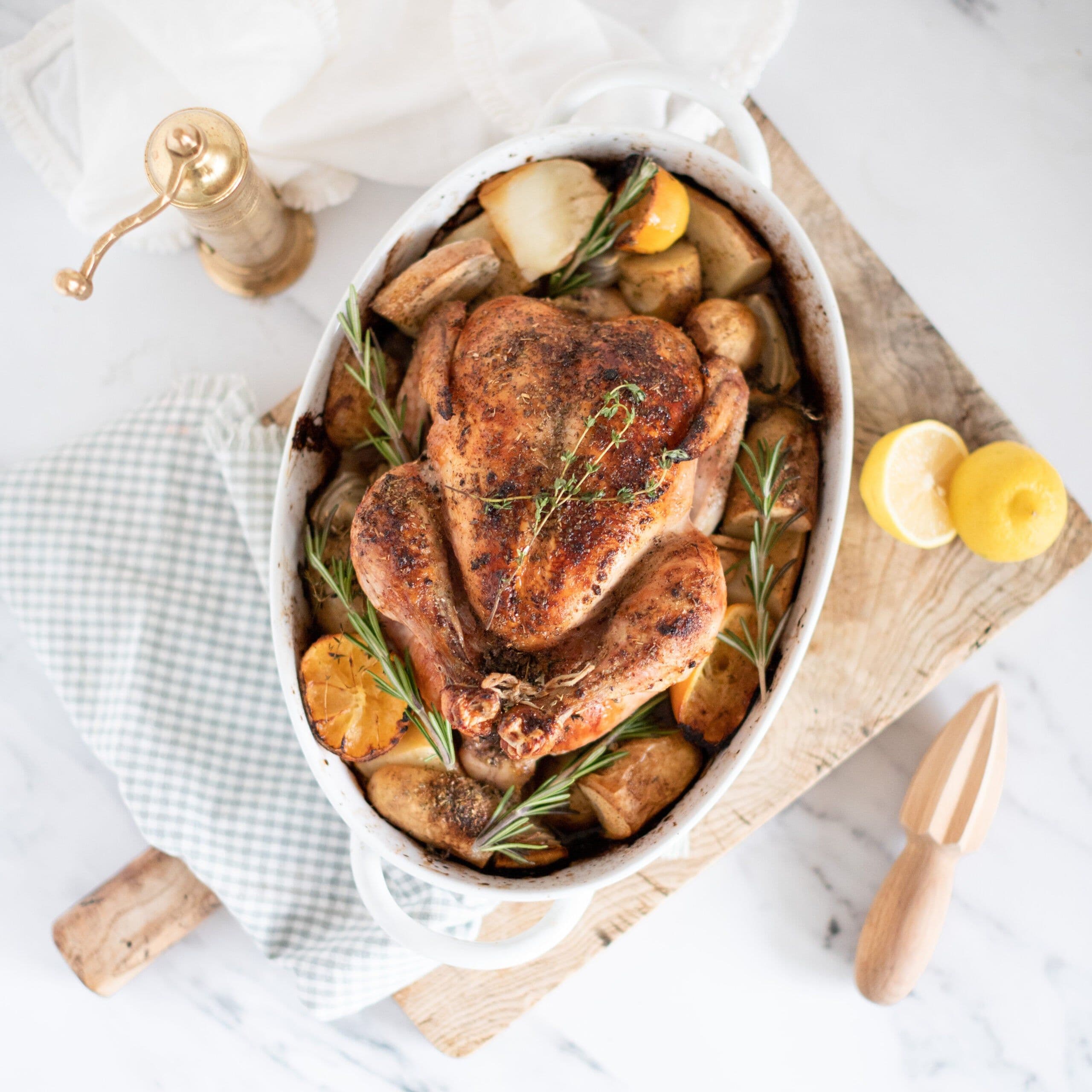 Greek Roasted Chicken & Potatoes banner image