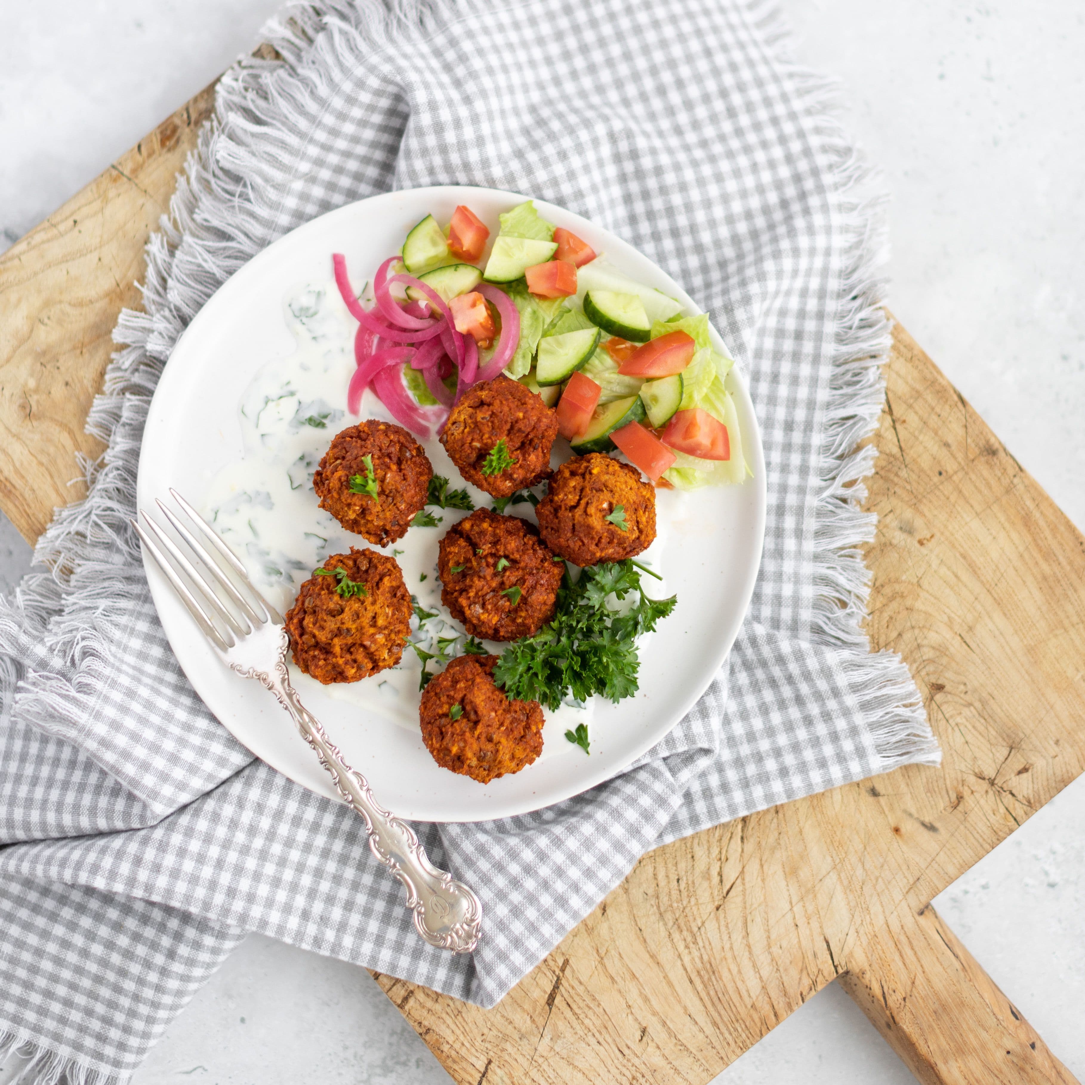 Spiced Lentil Meatballs banner image