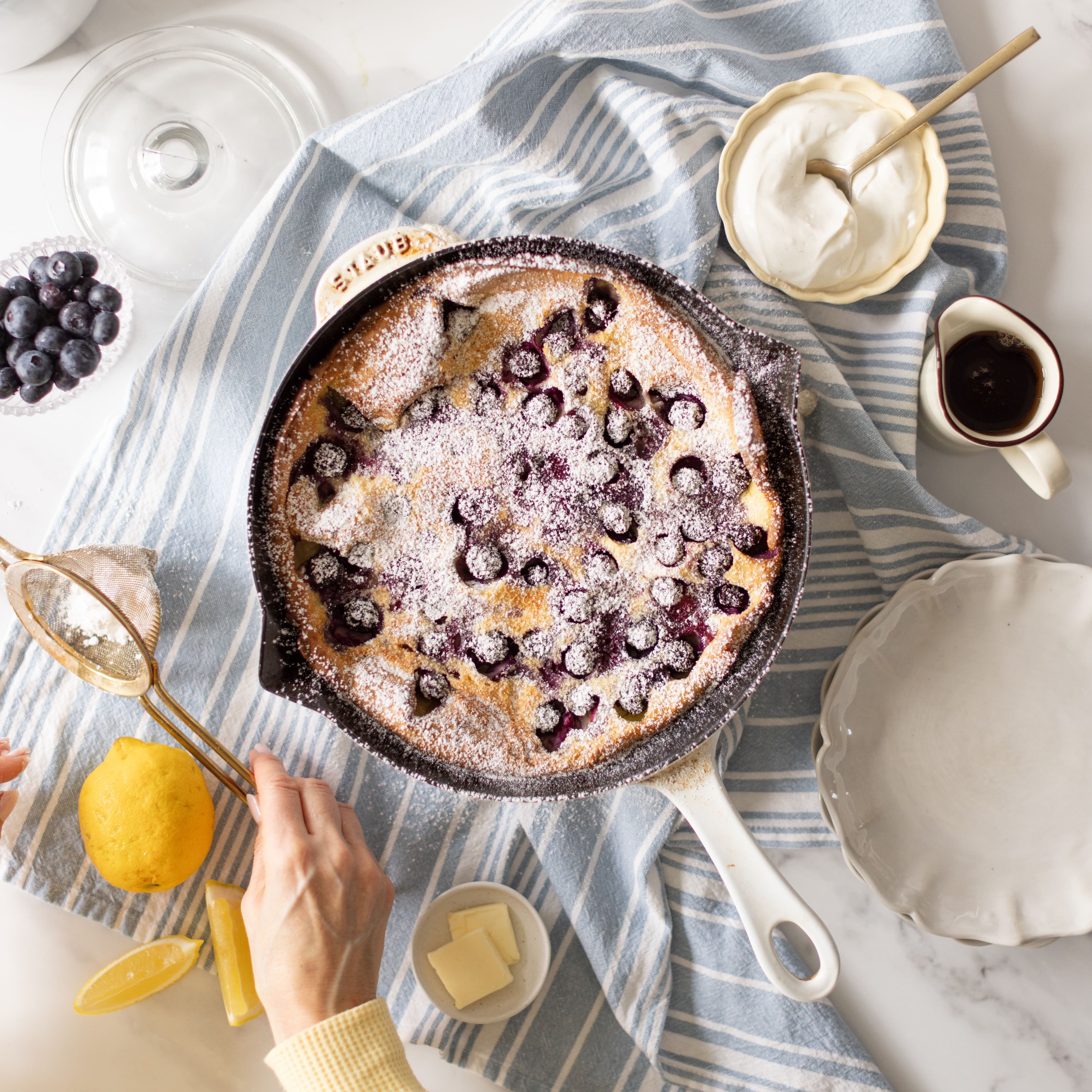 Blueberry Lemon Dutch Baby banner image