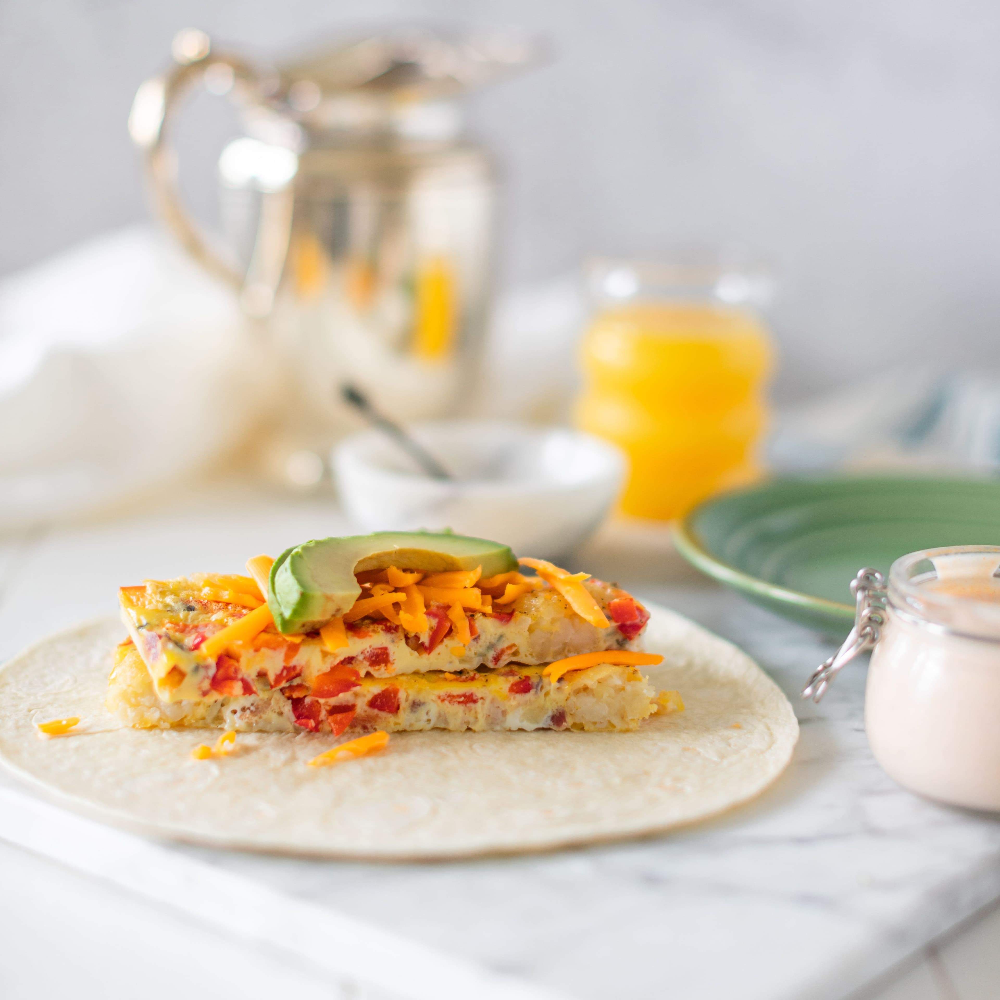 Sheetpan Chipotle Breakfast Burritos banner image
