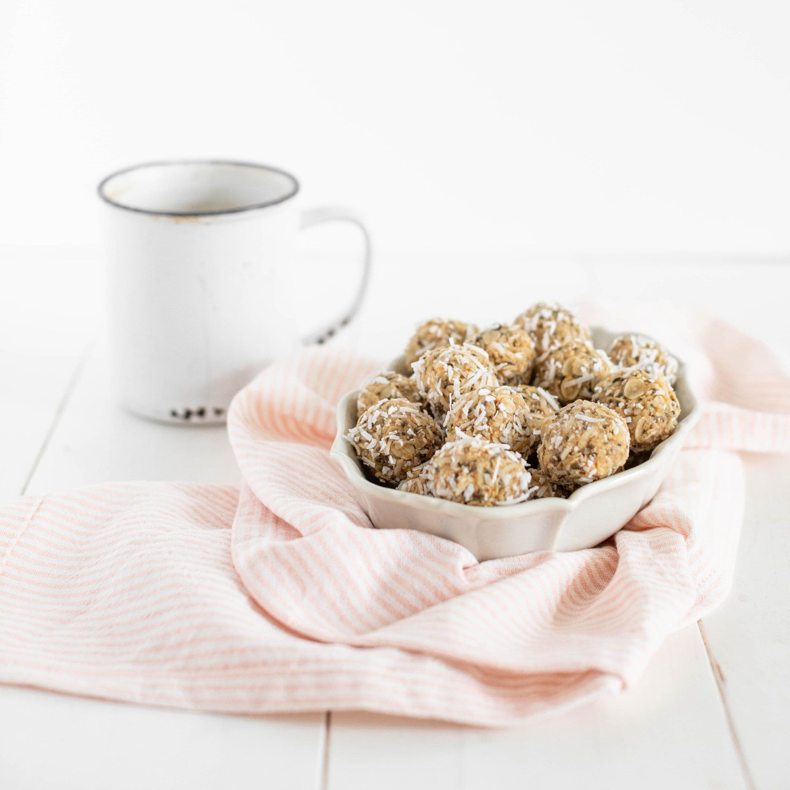 Peanut Butter Coconut Energy Bites banner image