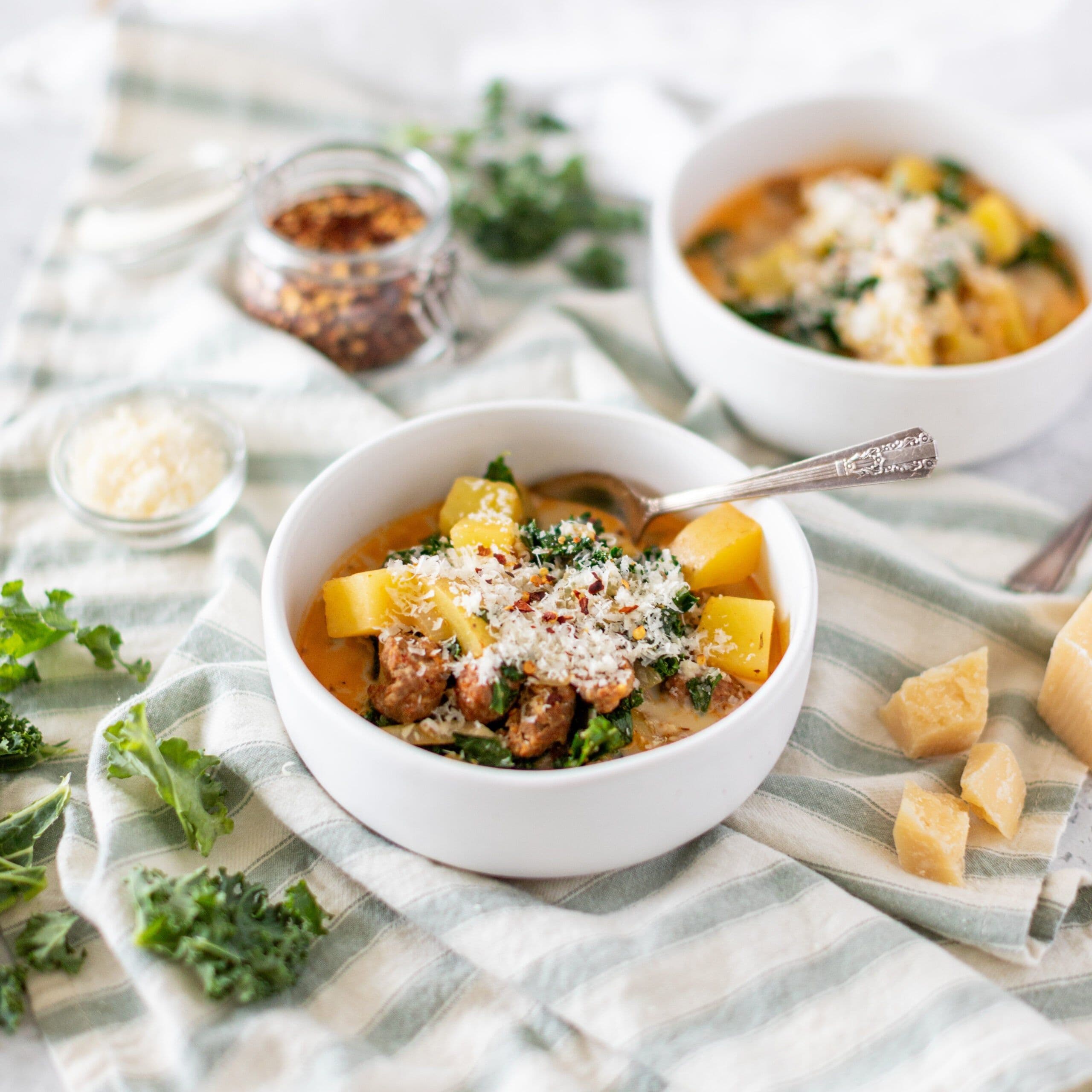 Chorizo Potato Kale Soup banner image