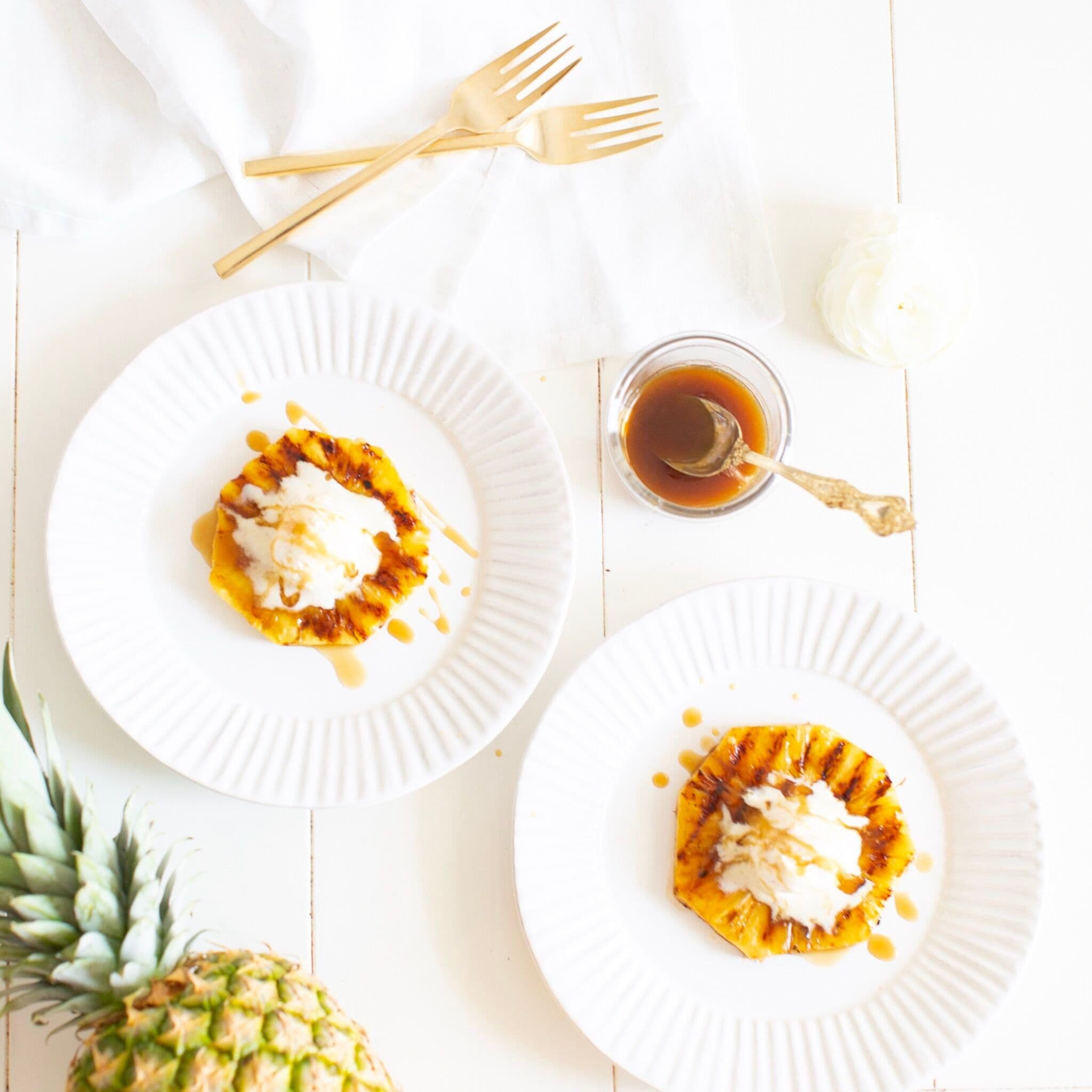 Rum Soaked Grilled Pineapple banner image