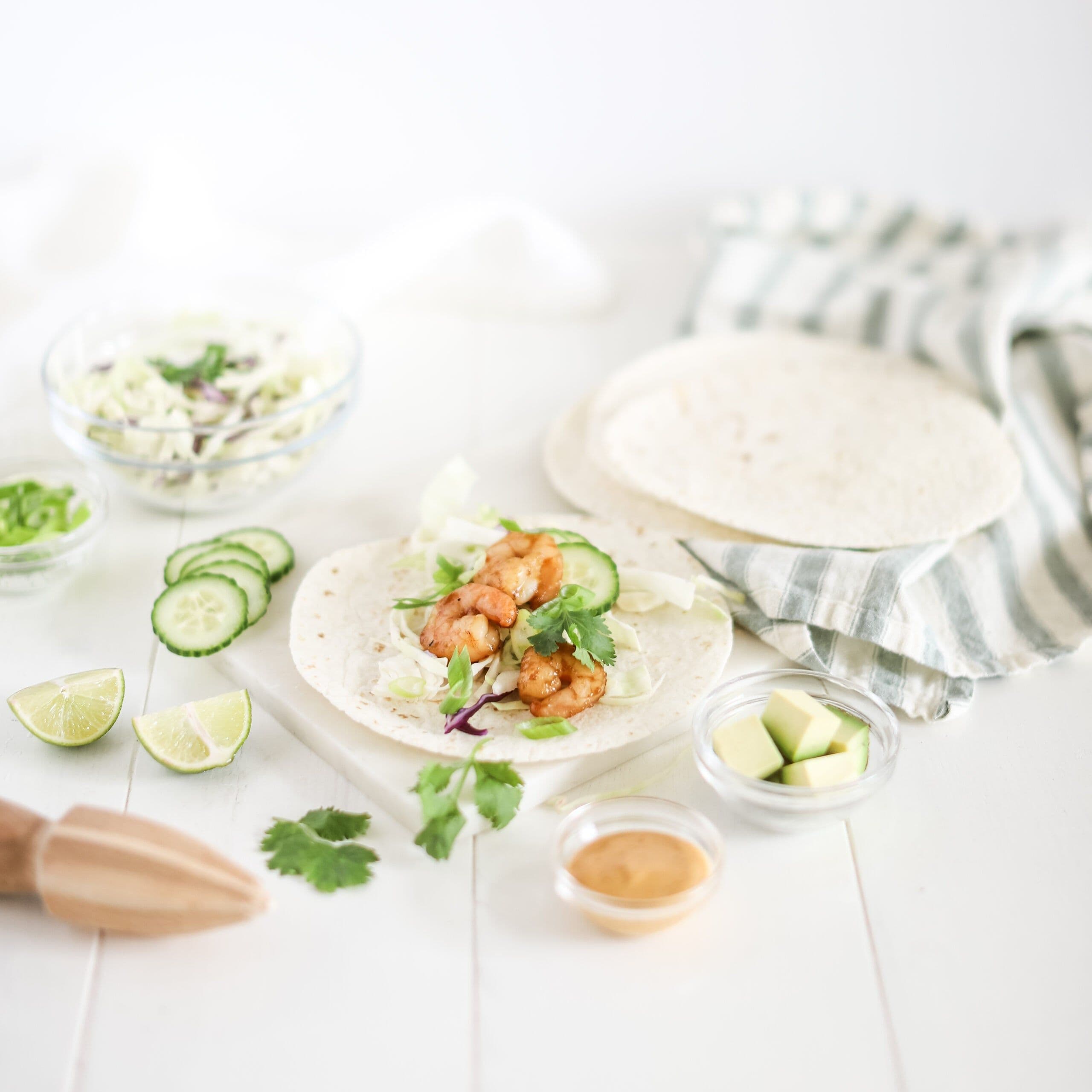 Sesame Shrimp Tacos banner image